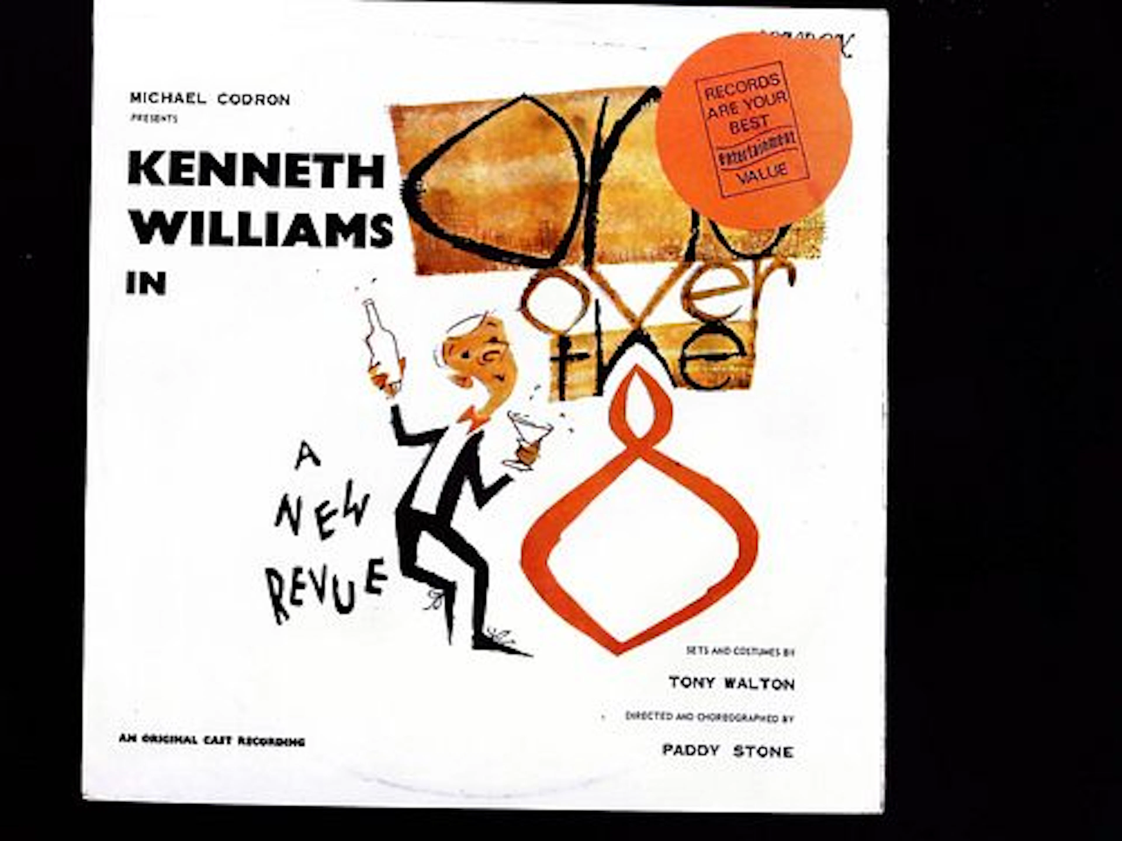 Kenneth Williams One Over The Eight Original Cast Recording LONDON LP 1961