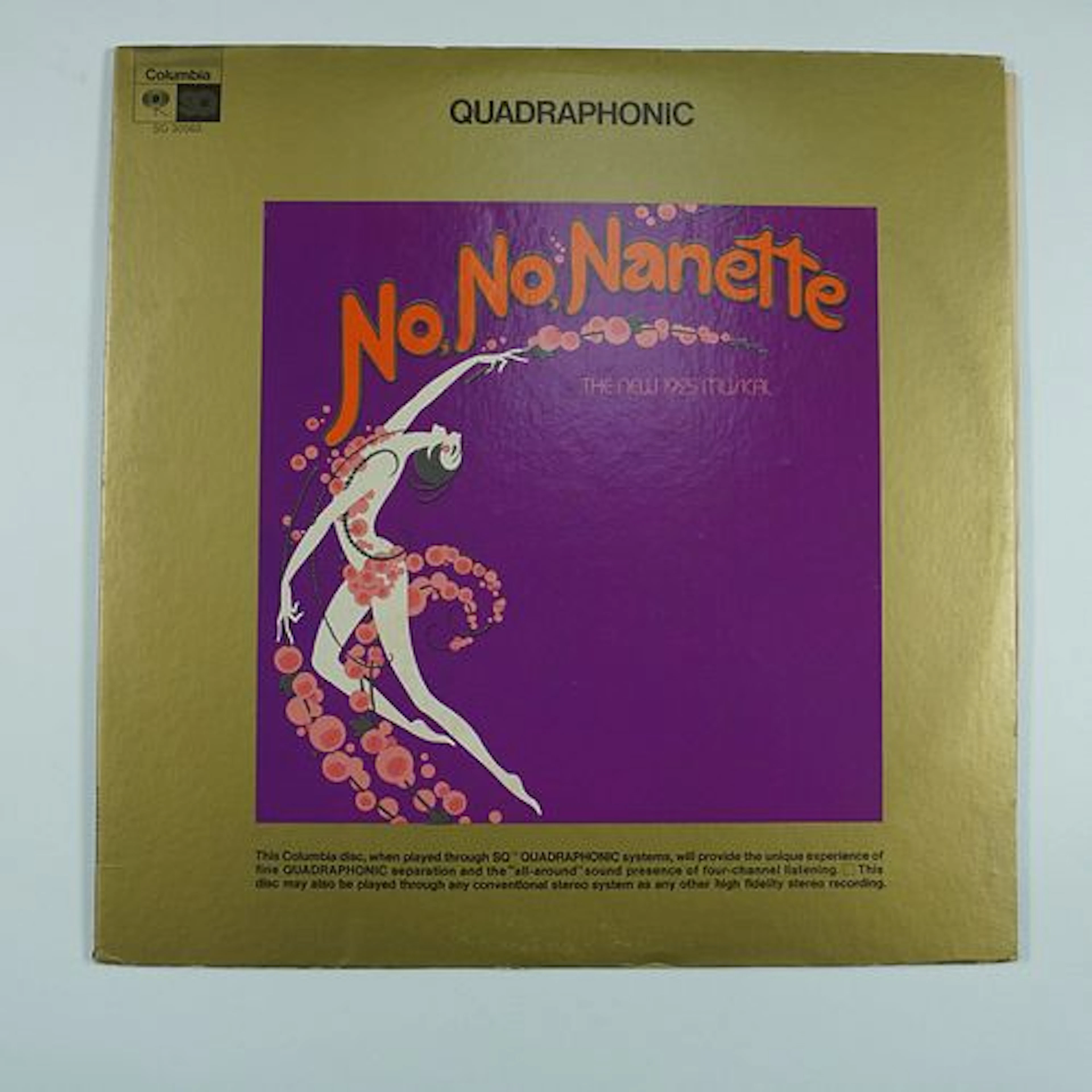 No, No, Nanette (1971 Cast) LP, Columbia SQ Quadraphonic