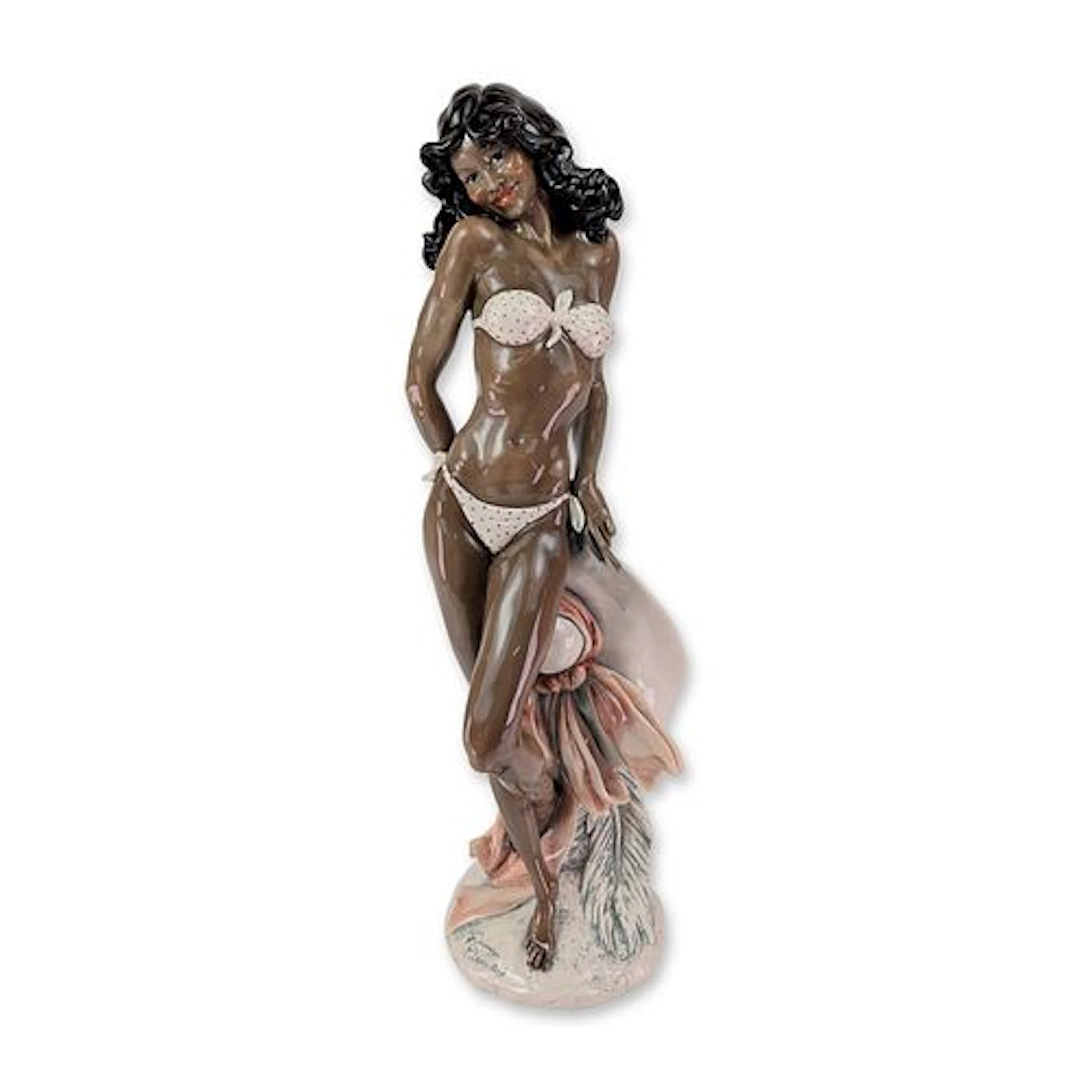 Giuseppe Armani Florence Caribbean Beauty Cold-Cast Porcelain Sculpture