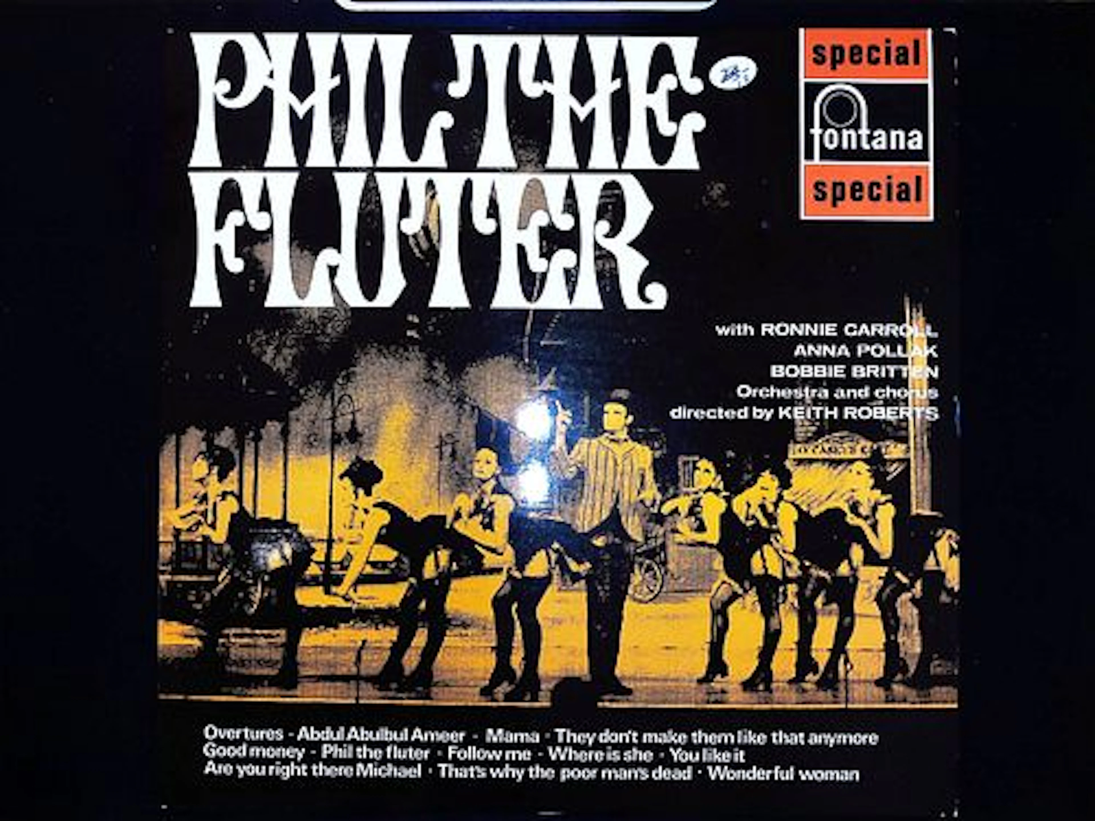 Phil The Fluter Original London Cast Recording Fontana Special SFL 13190