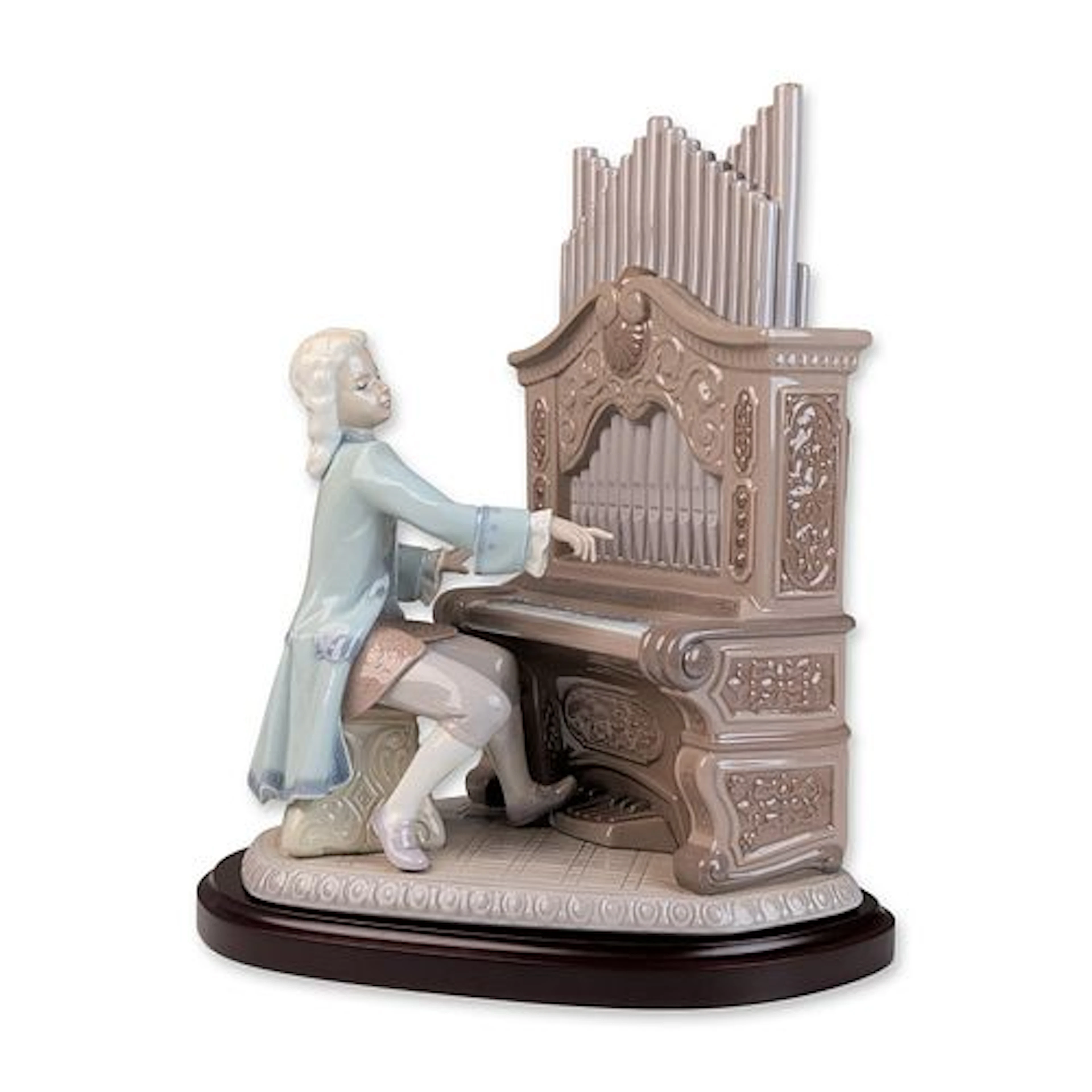 Lladro Limited Edition Porcelain Figurine, Young Bach 01001801 with COA & Base