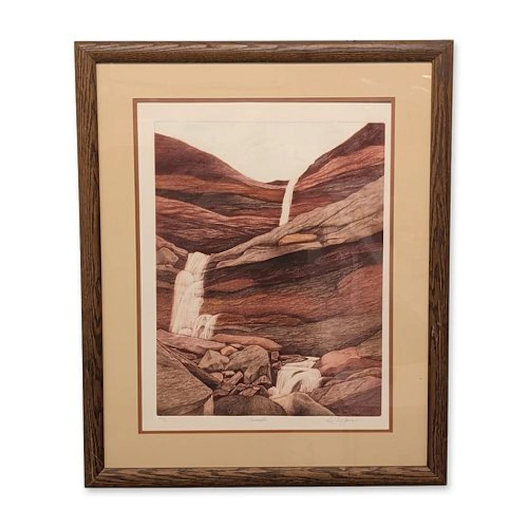 Ane Maria (American, 20th century) Lithograph on Paper, Southwestern