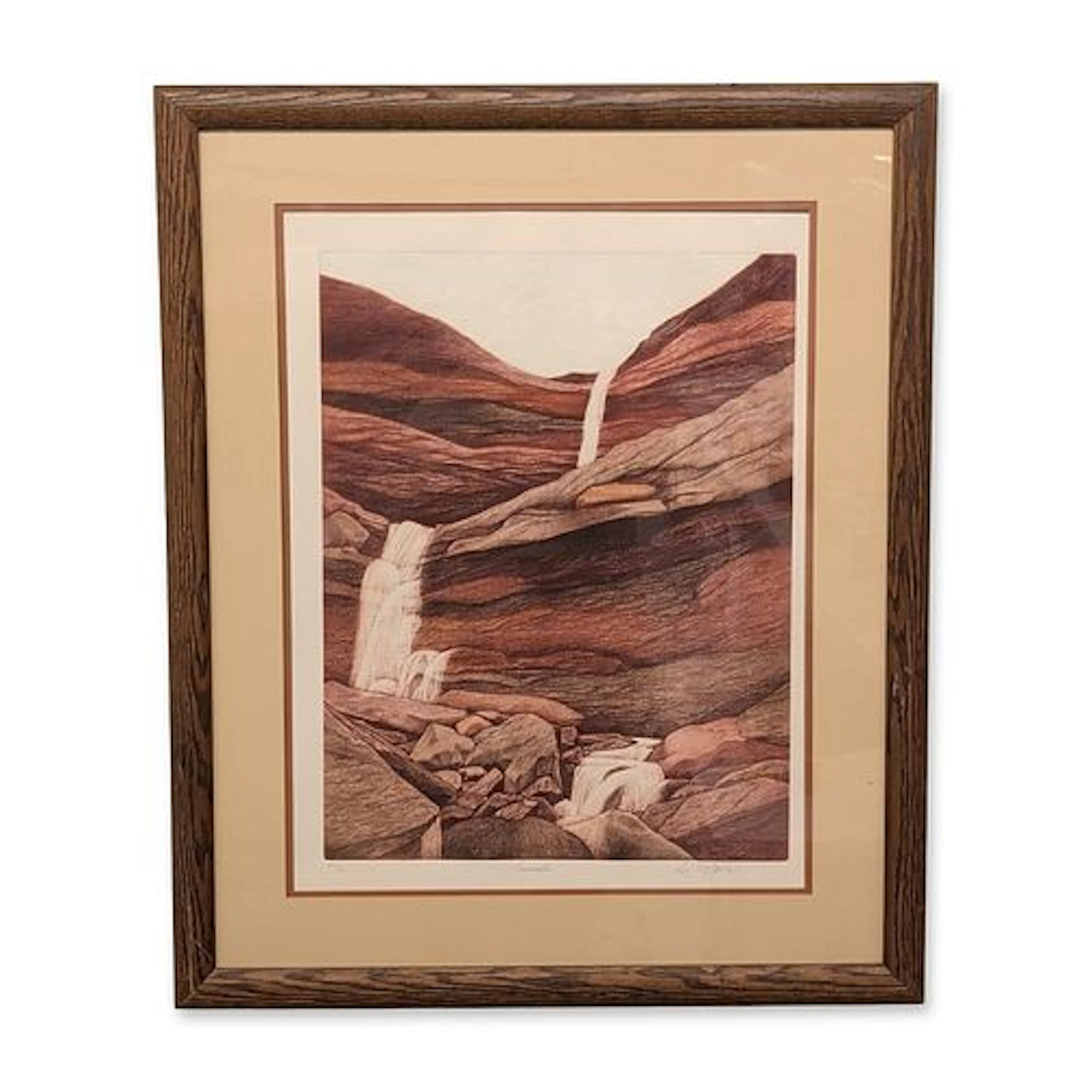 Ane Maria (American, 20th century) Lithograph on Paper, Southwestern