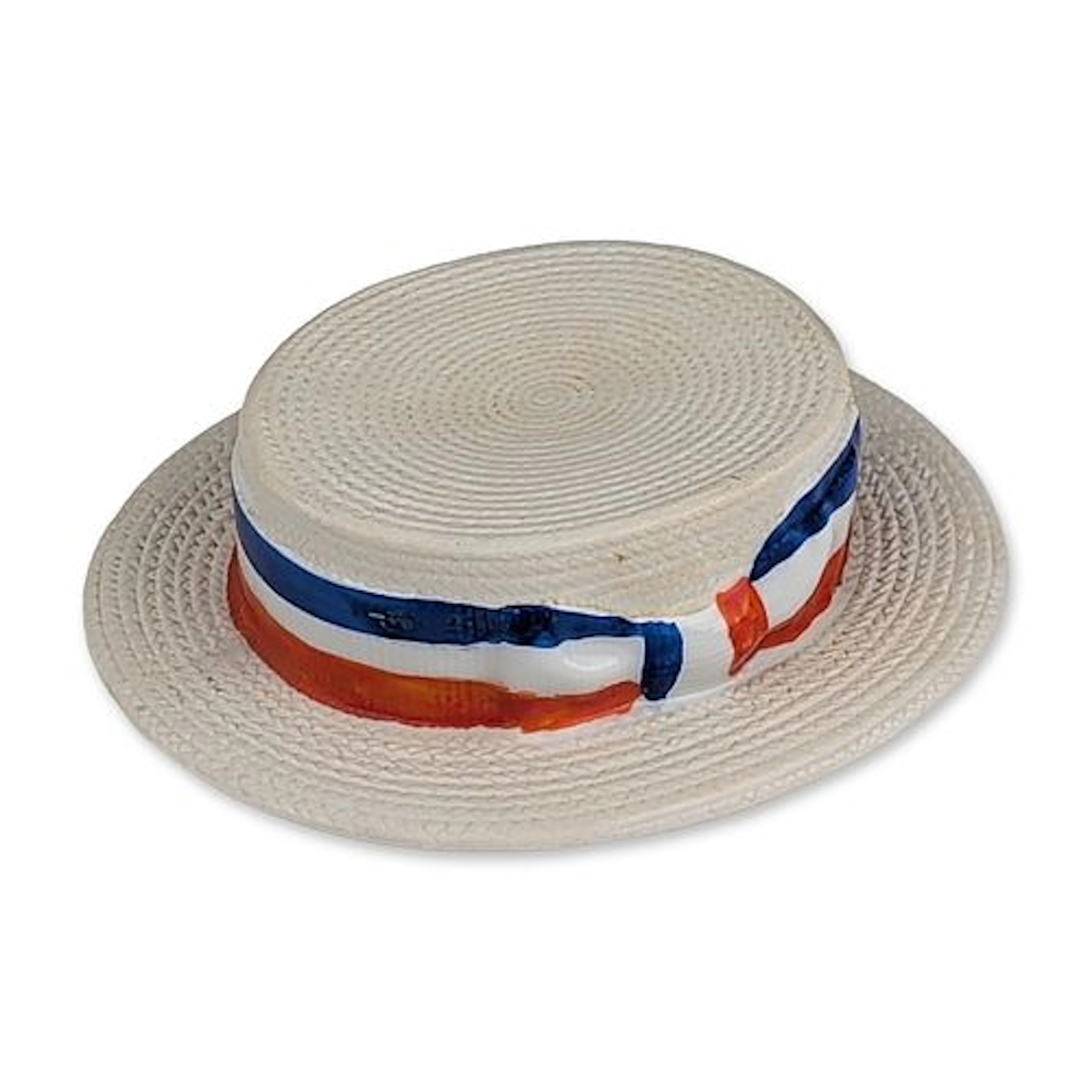 Luton Souvenir Crested Ceramic Boater Hat Figurine