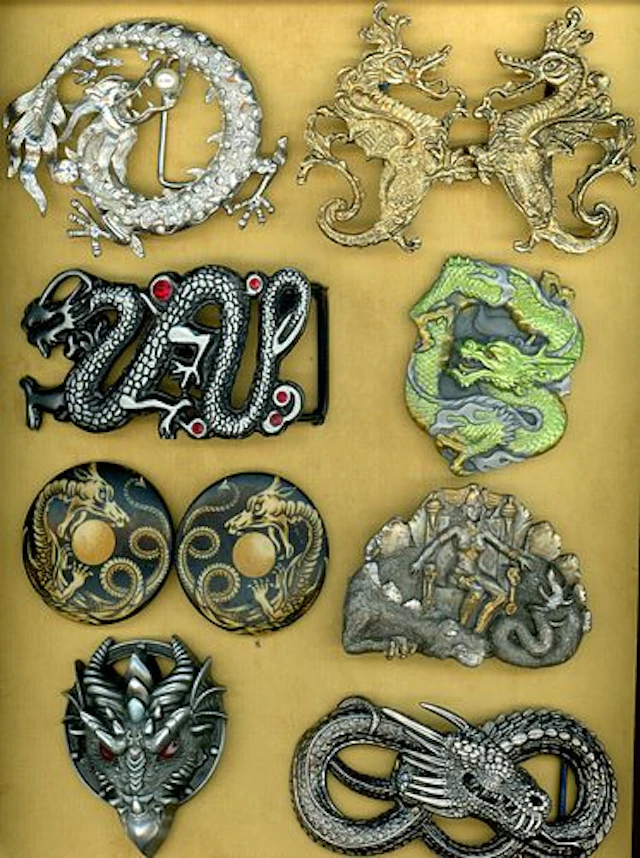 A CARD OF DIVISION ONE AND THREE BUCKLES