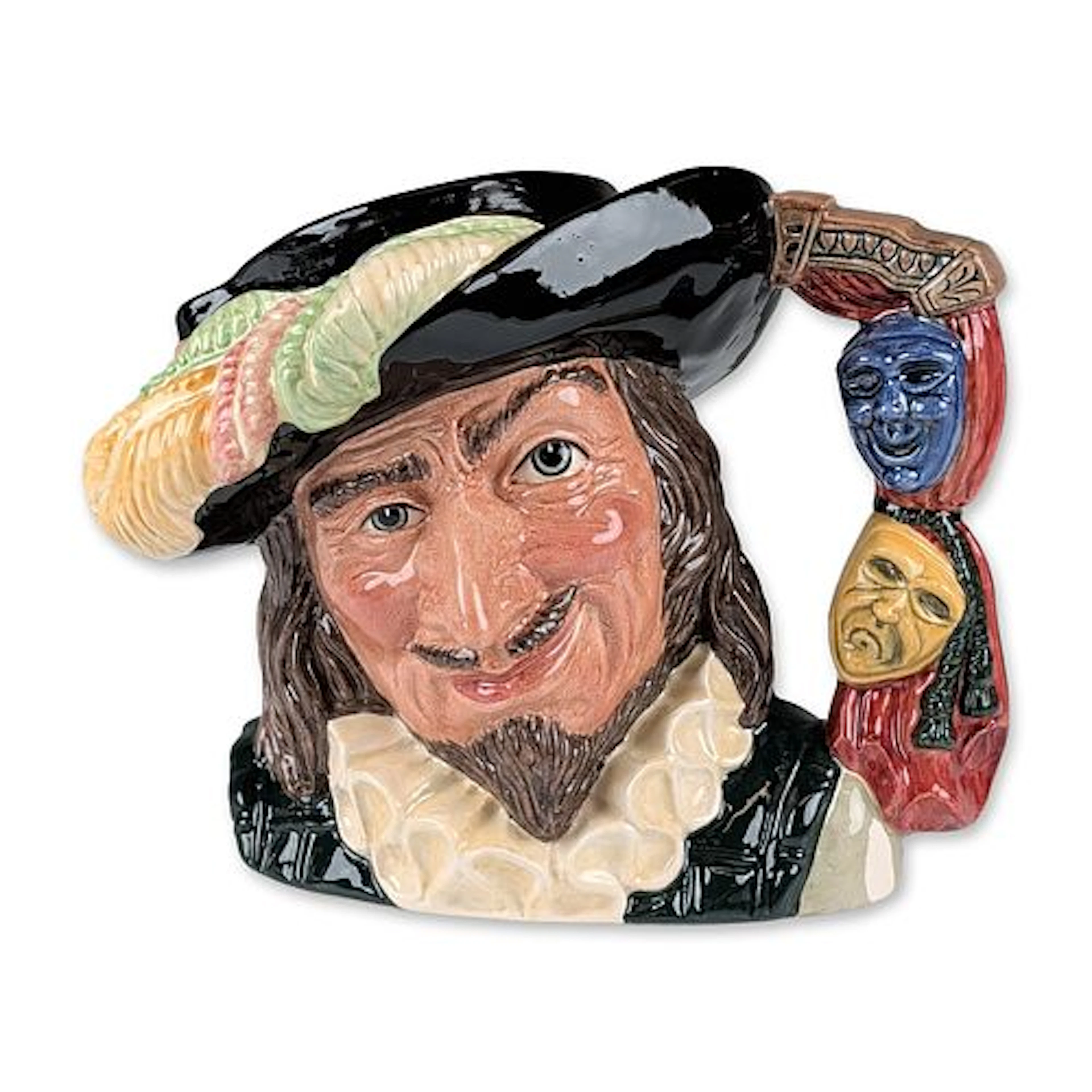 Royal Doulton Prototype Colorway Large Character Jug, Scaramouche D6774