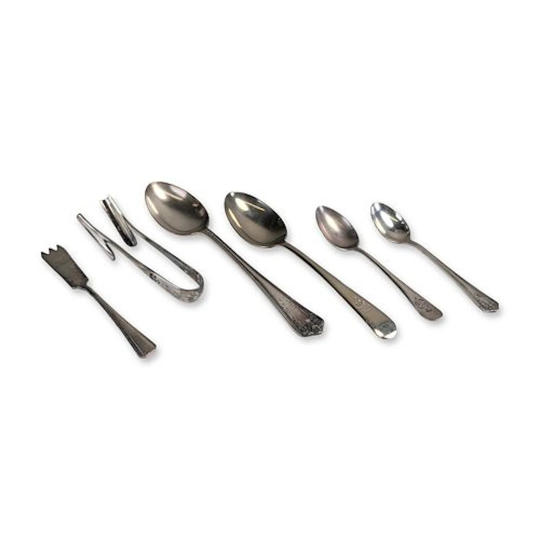 6pc Cunard Steamship Company Silverplate Flatware