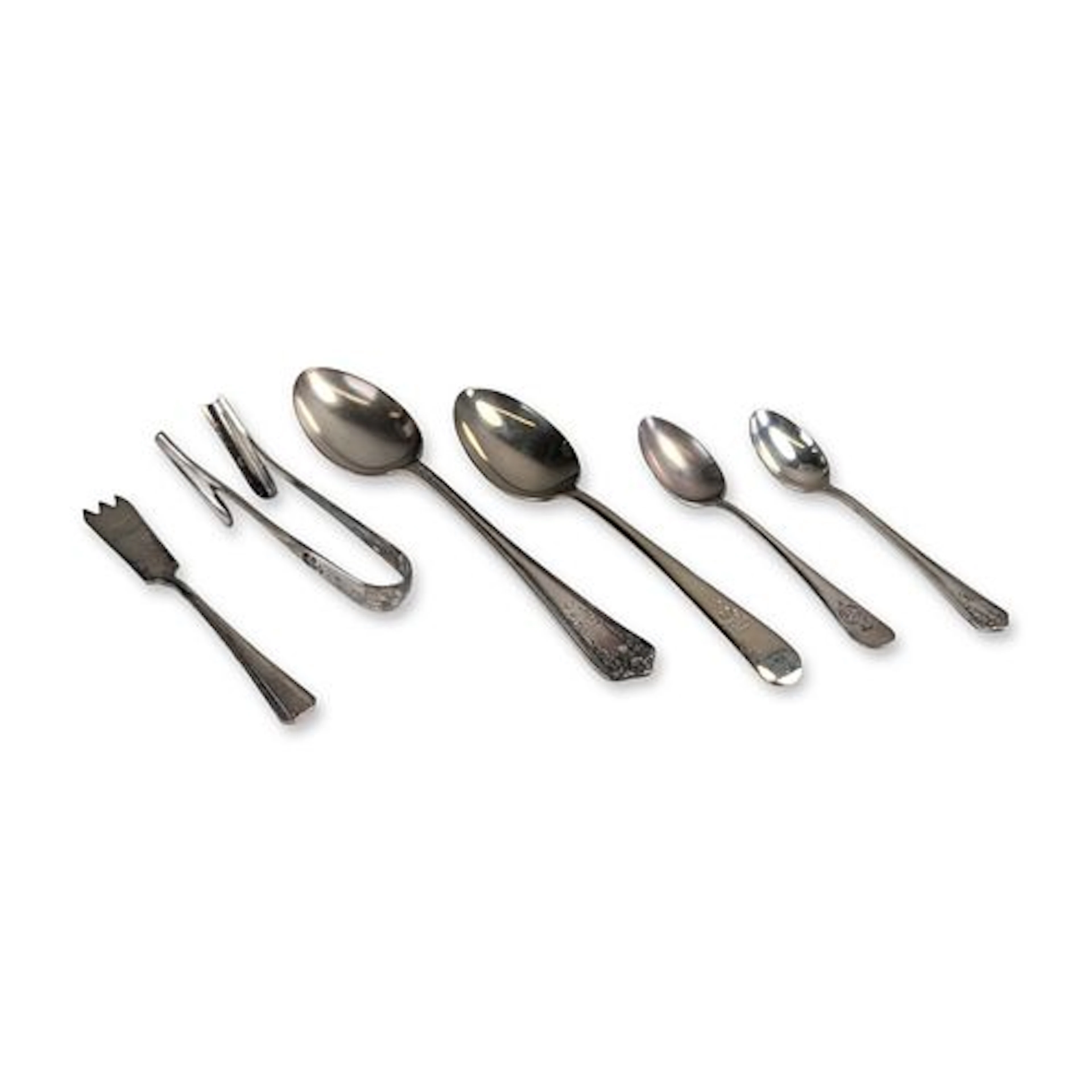 6pc Cunard Steamship Company Silverplate Flatware