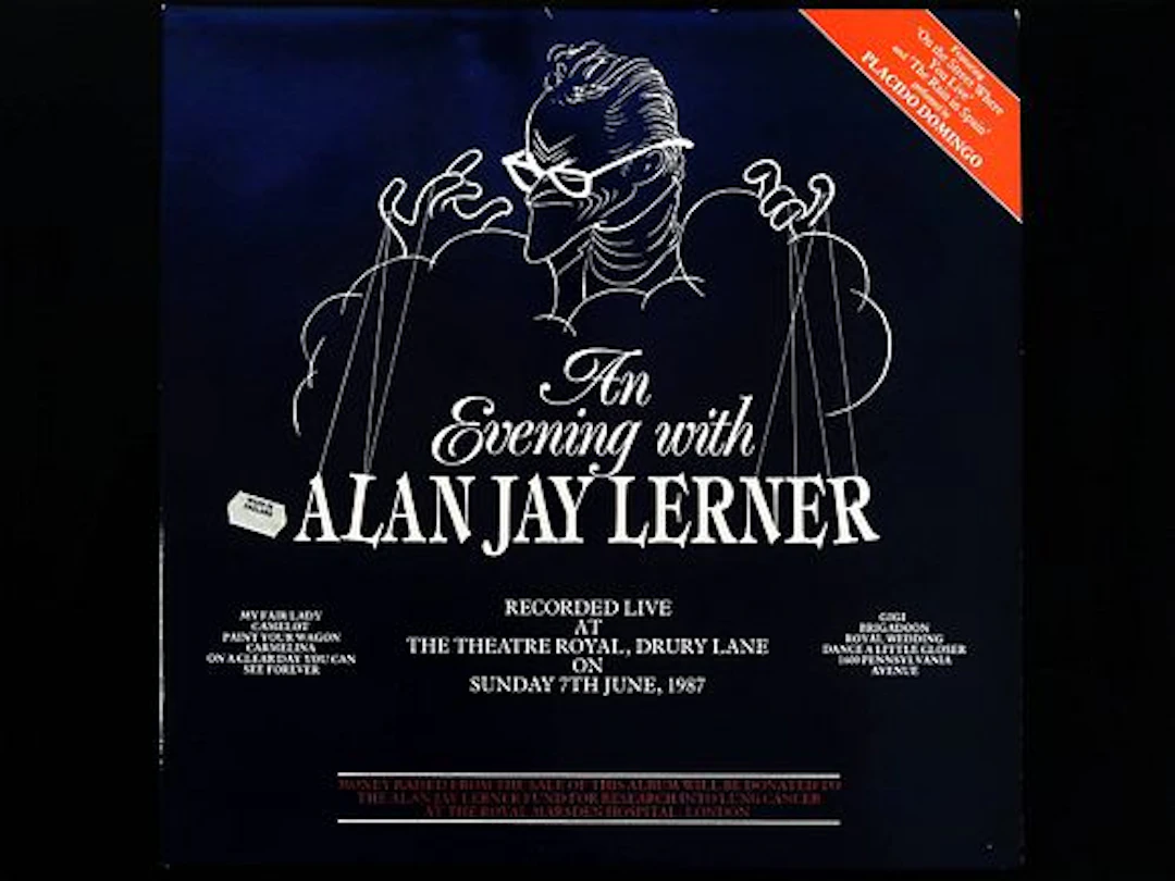 Various Artists An Evening With Alan Jay Lerner Double Vinyl LP