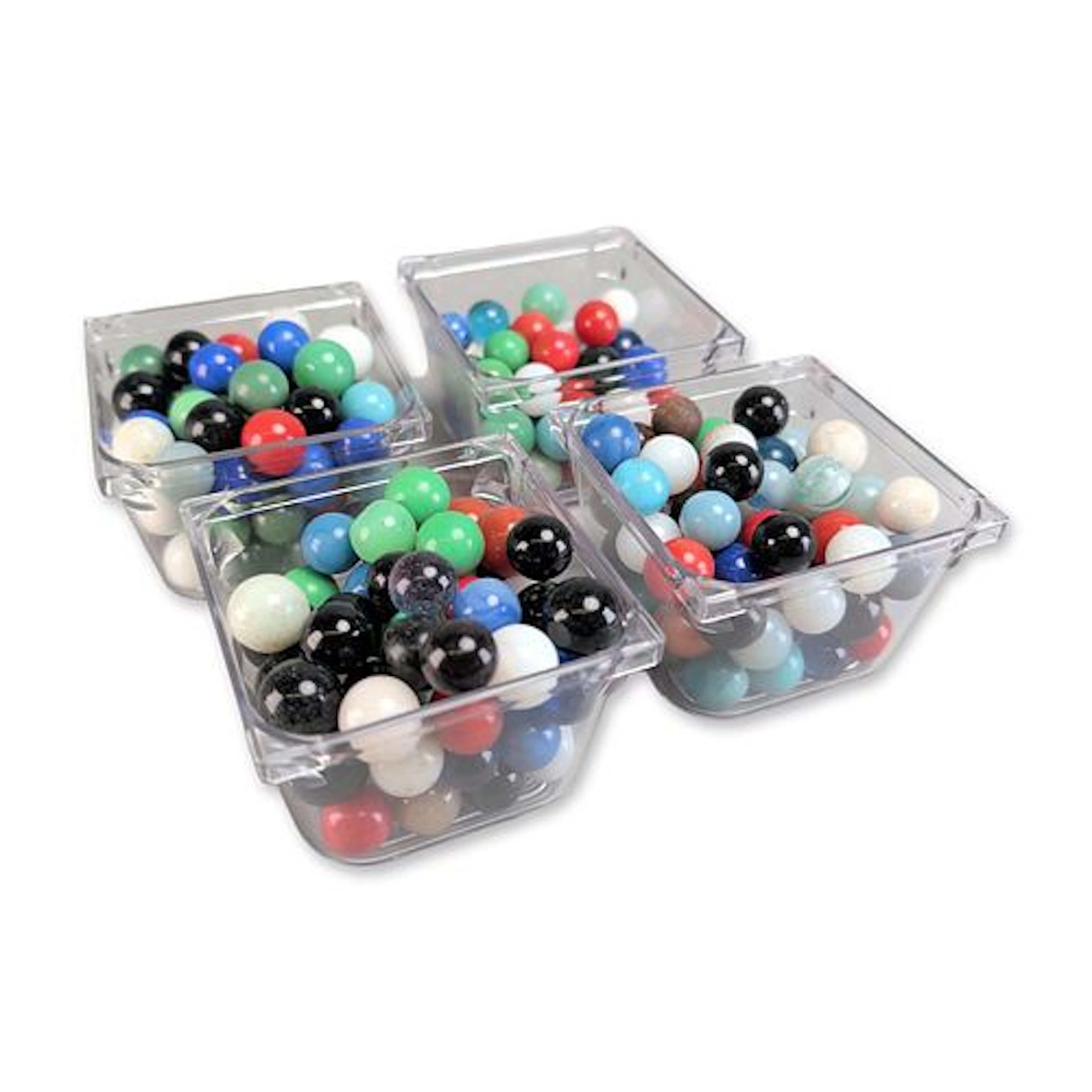 Collection of Assorted Glass Game Marbles