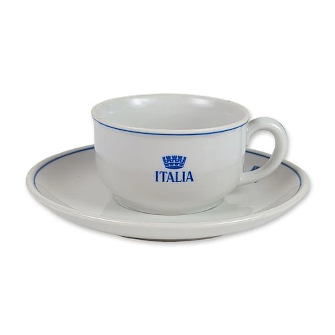 Richard Ginori Italian Line Porcelain Demitasse Set