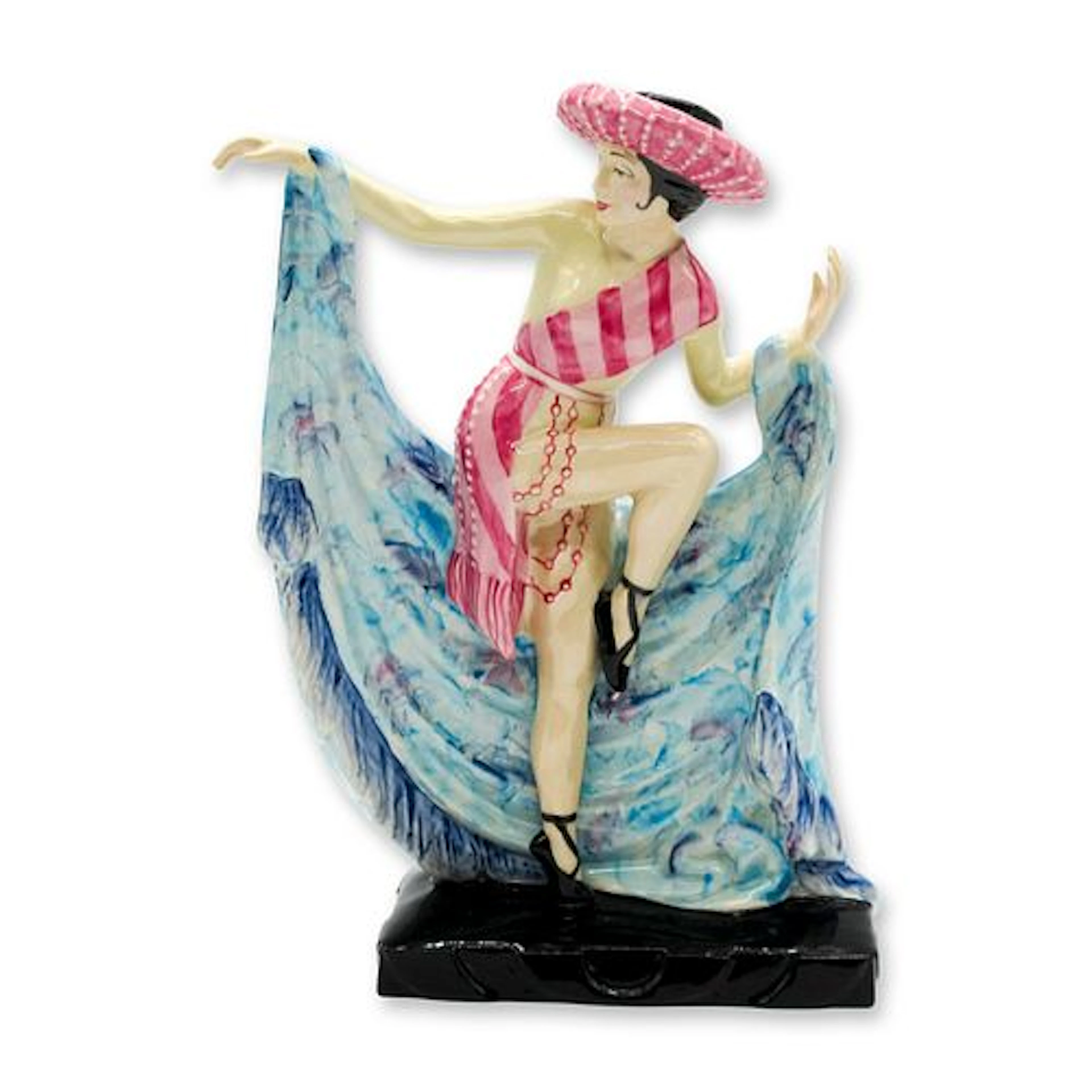 Kevin Francis Ceramic Art Deco Figurine, Mexican Dancer