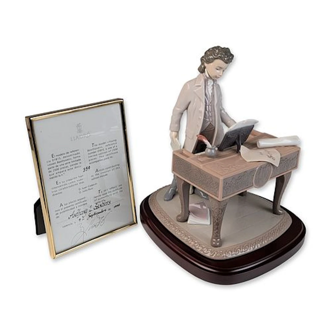 Lladro Limited Edition Porcelain Figurine, Young Beethoven 01001815