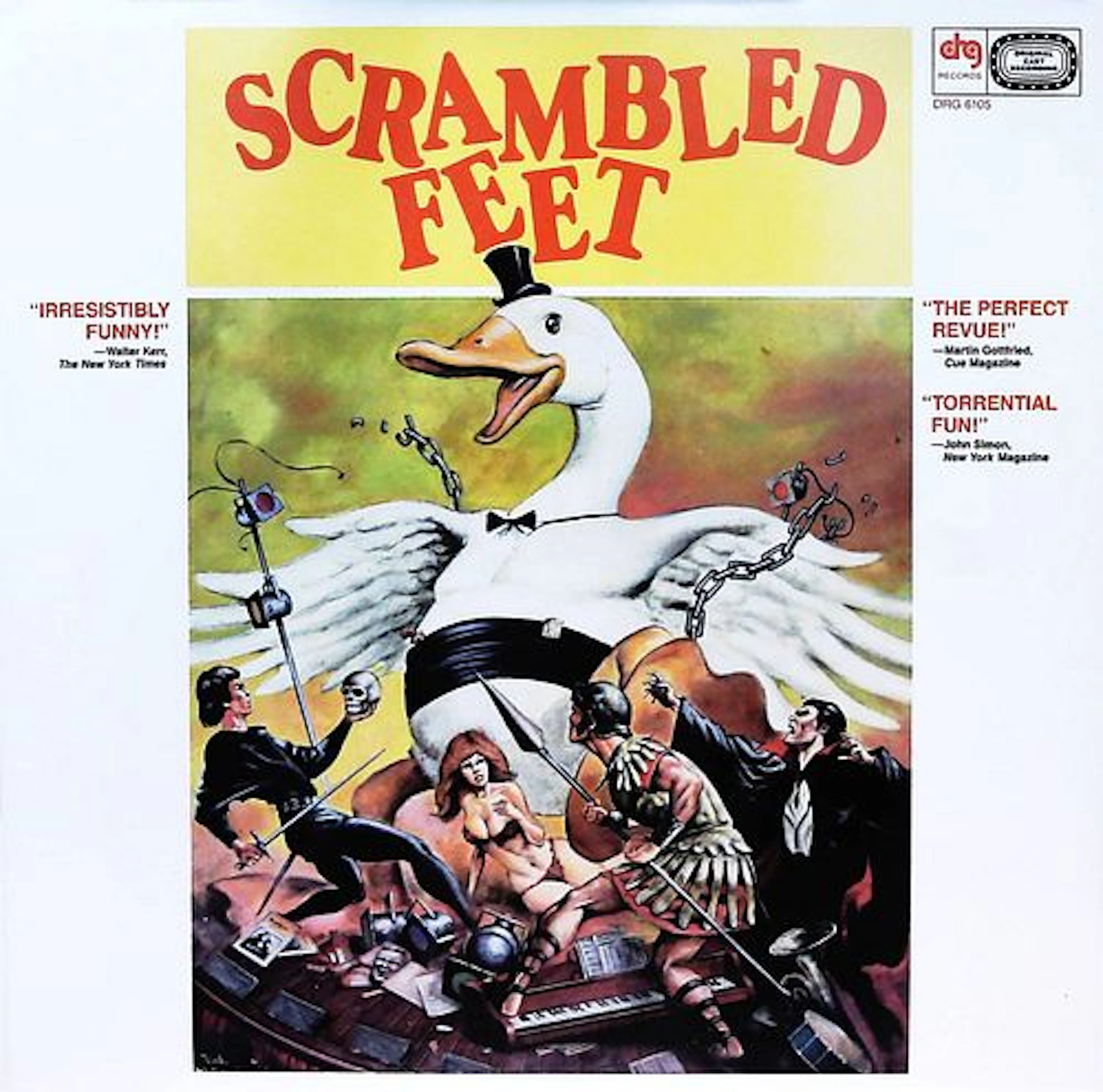 Scrambled Feet Cast Recording 1980 DRG LP Record Album