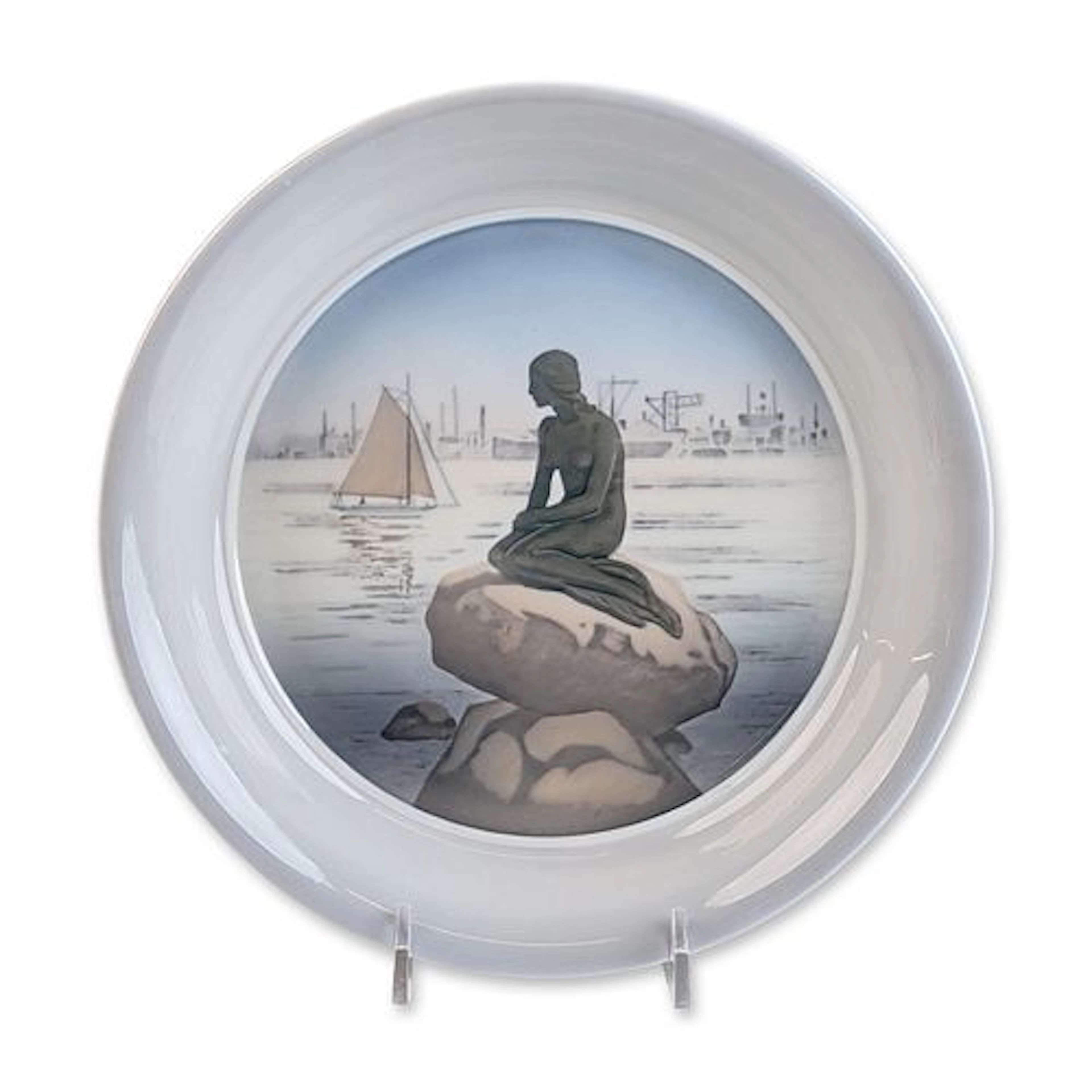 Royal Copenhagen Langelinie Little Mermaid Porcelain Plate