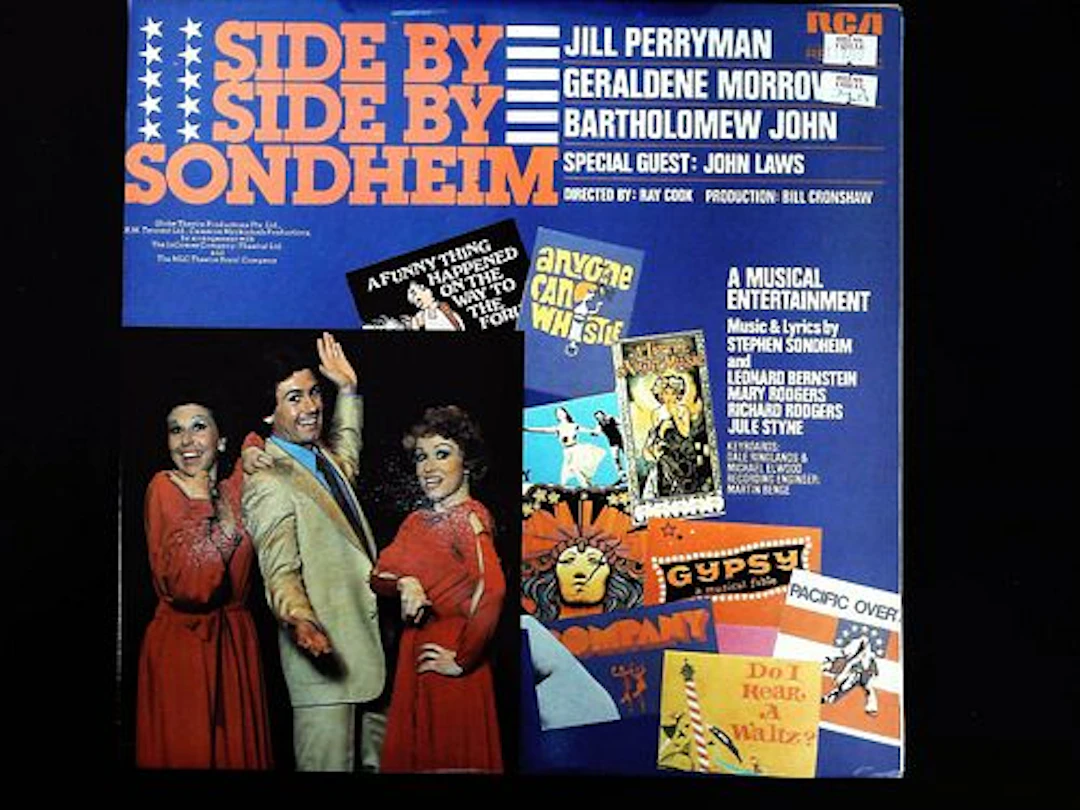 Side by Side by Sondheim Australian Cast Recording Double LP Set RCA
