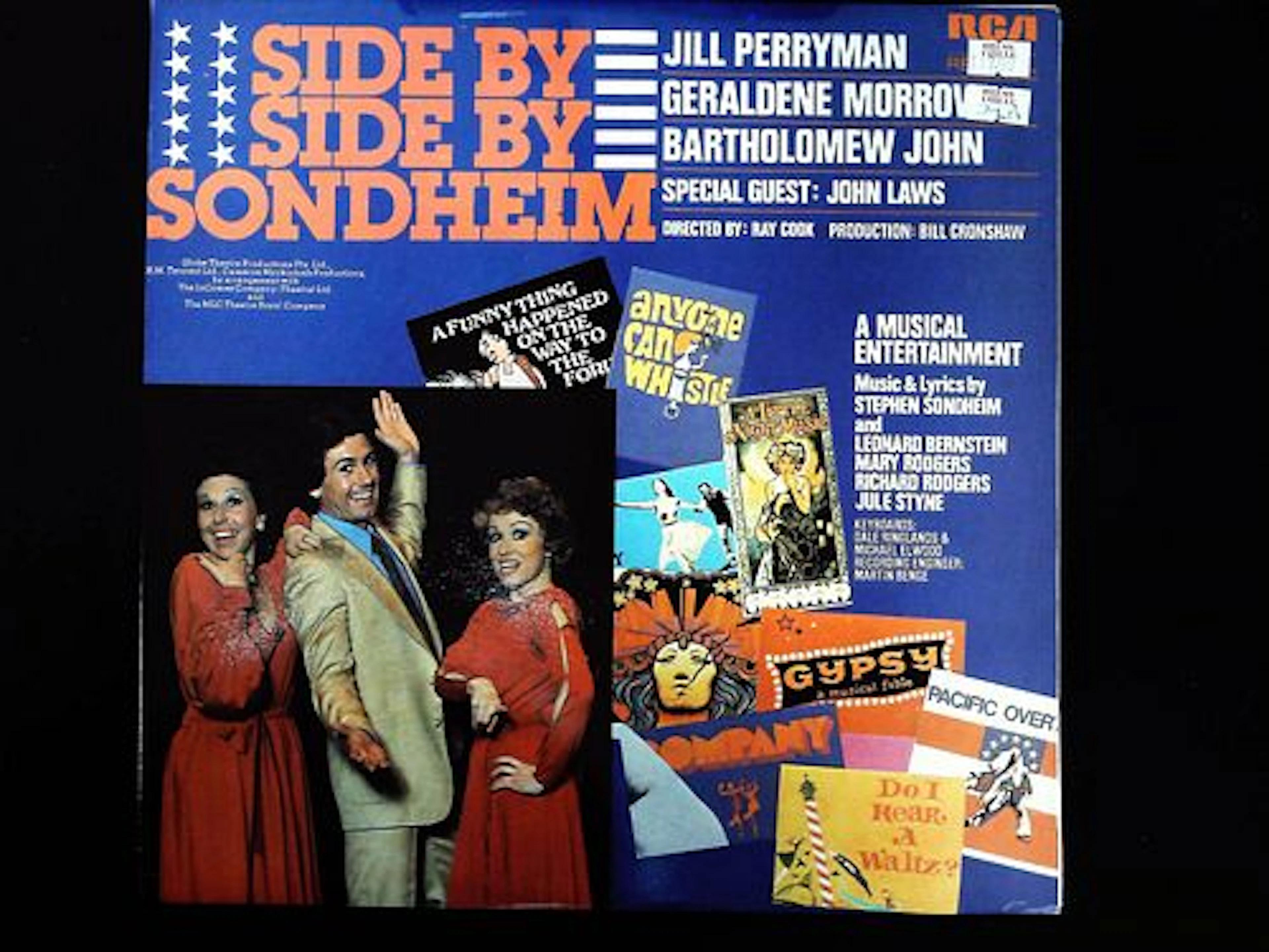 Side by Side by Sondheim Australian Cast Recording Double LP Set RCA