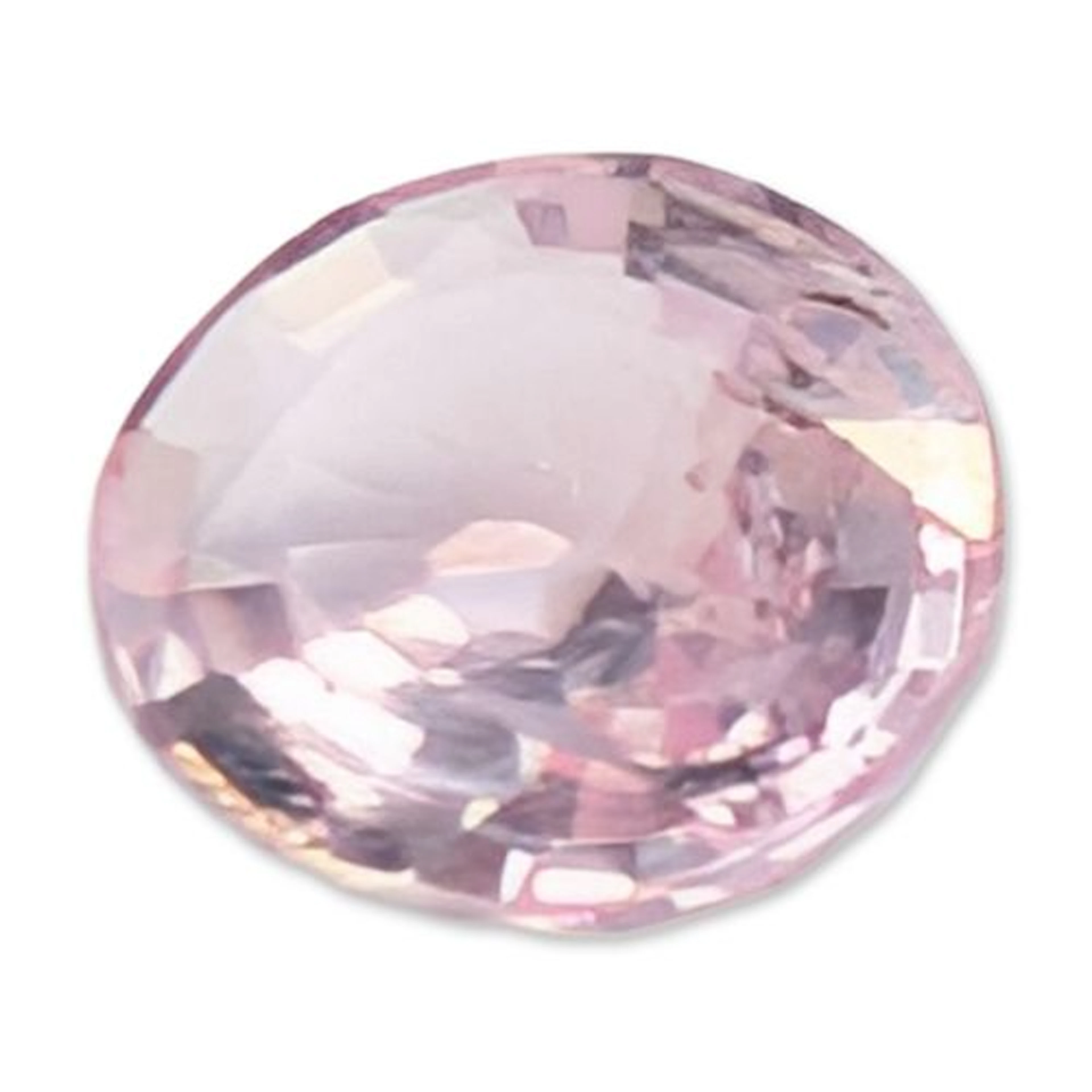 Oval Mixed Cut Pale Pink Morganite Gemstone