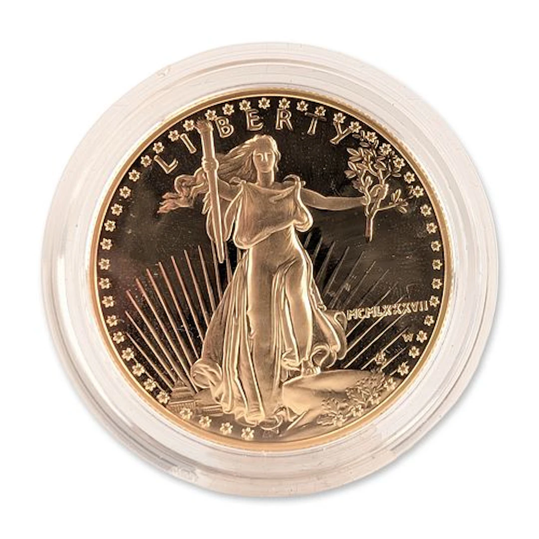 1987-W US American Gold Eagle Fifty-Dollar One Ounce Proof Coin