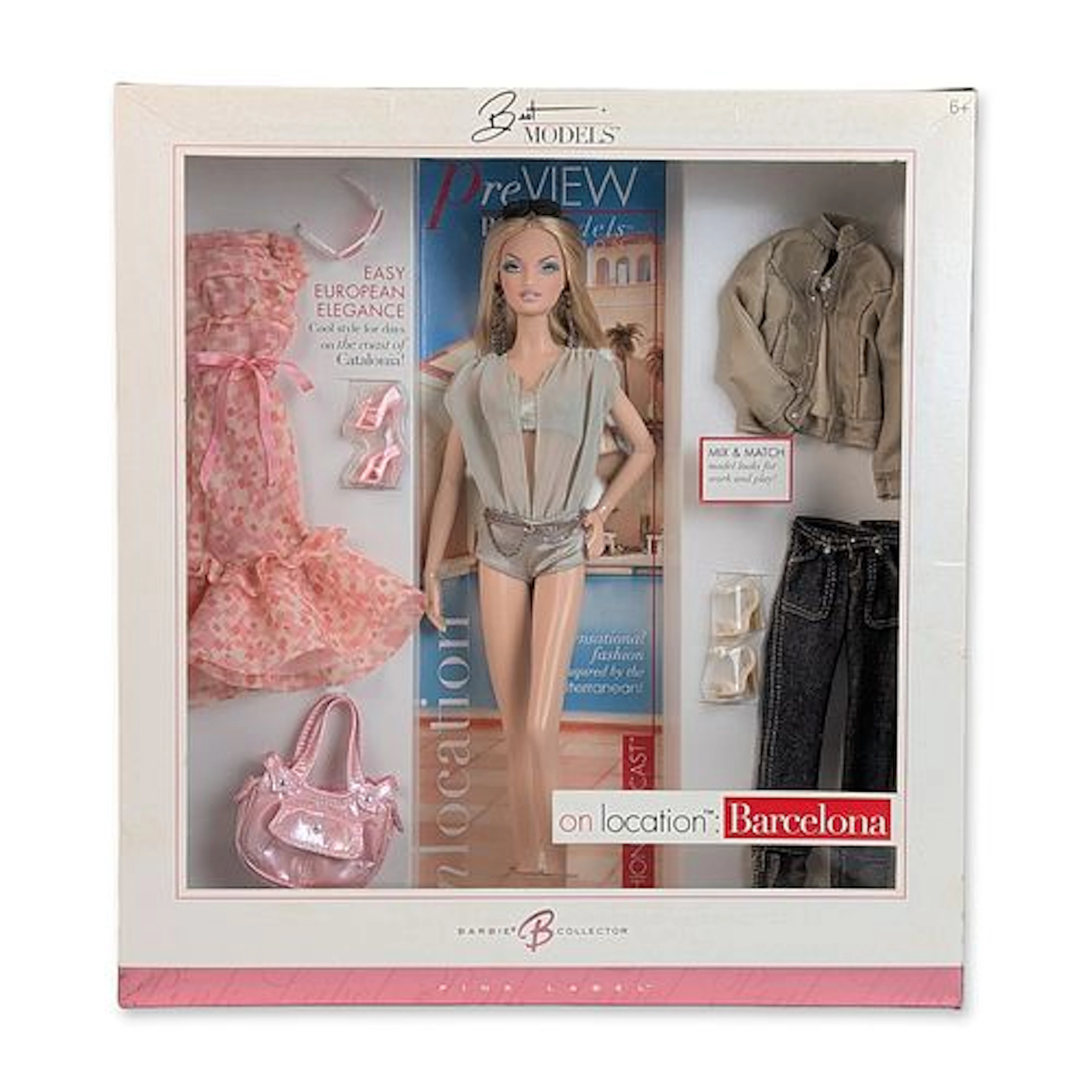 Mattel Barbie Best Models On Location Barcelona Doll