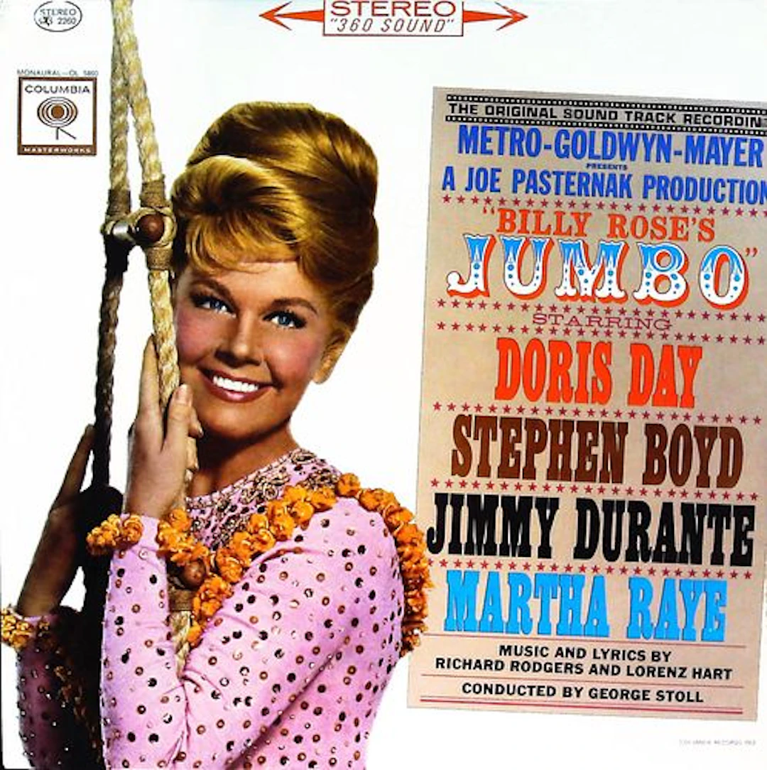 Billy Rose's Jumbo - Doris Day Soundtrack LP, Columbia Masterworks (1962)