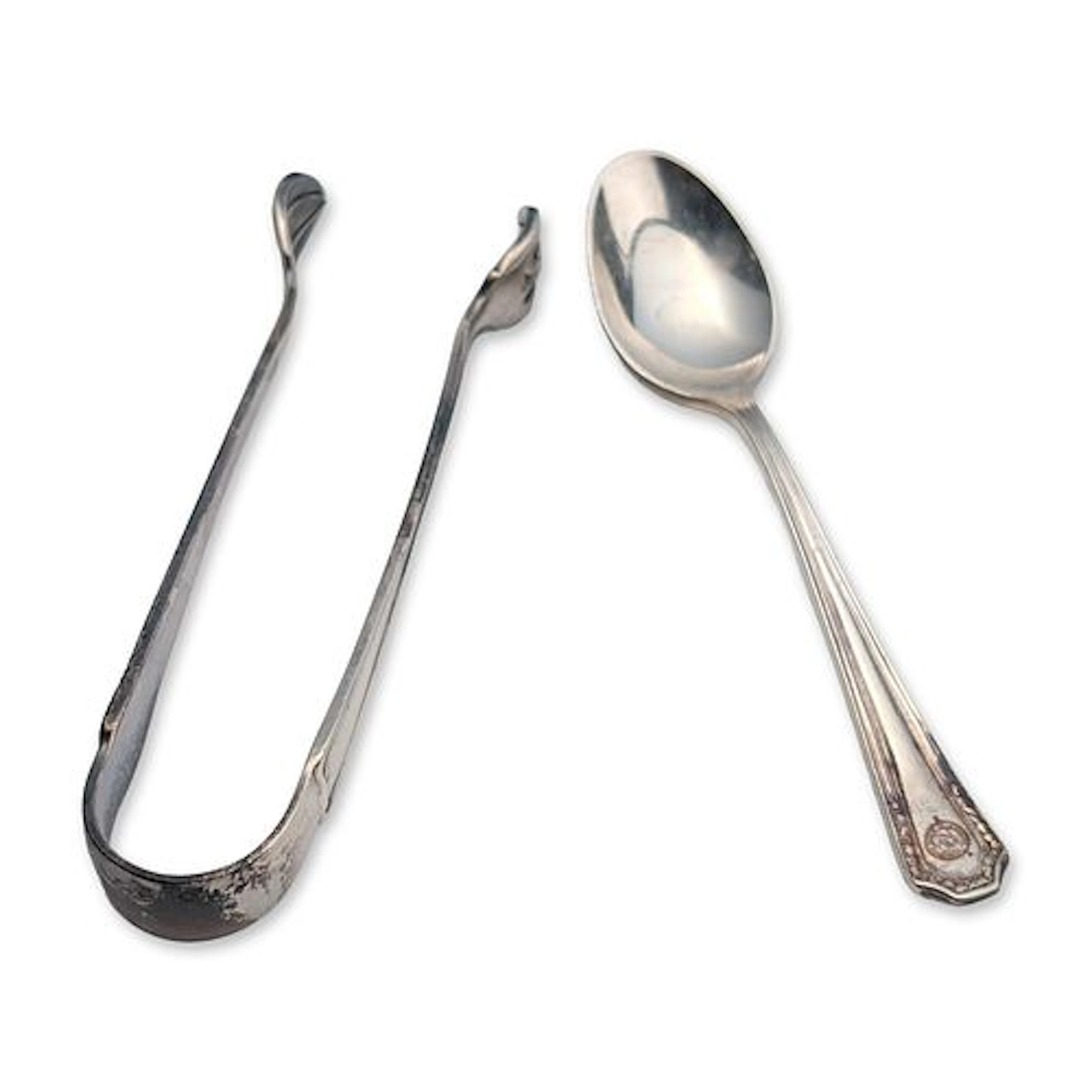 2pc International Silver Co. Dollar Steamship Line Silver-Plated Spoon