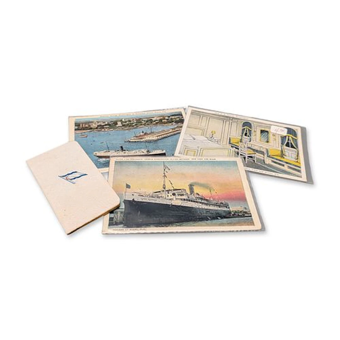 4pc Collection of Clyde Steamship Company Maritime Ephemera