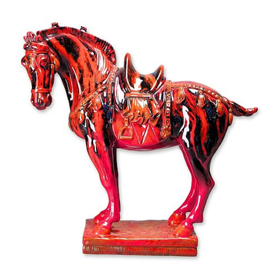 Royal Doulton Flambe Porcelain Tang Horse Figurine BA 25