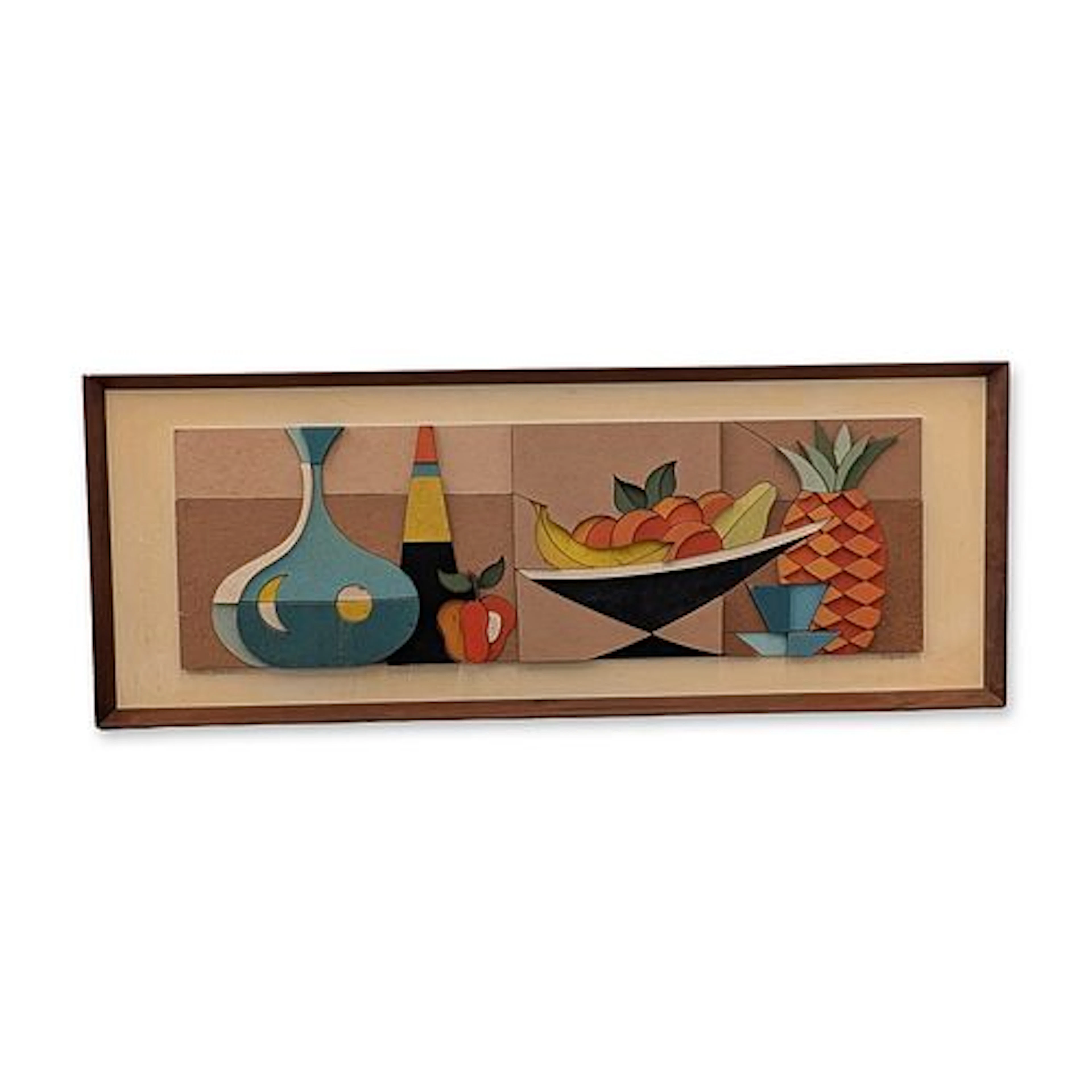 Allen Noonan Mixed Media Still Life Relief Sculpture