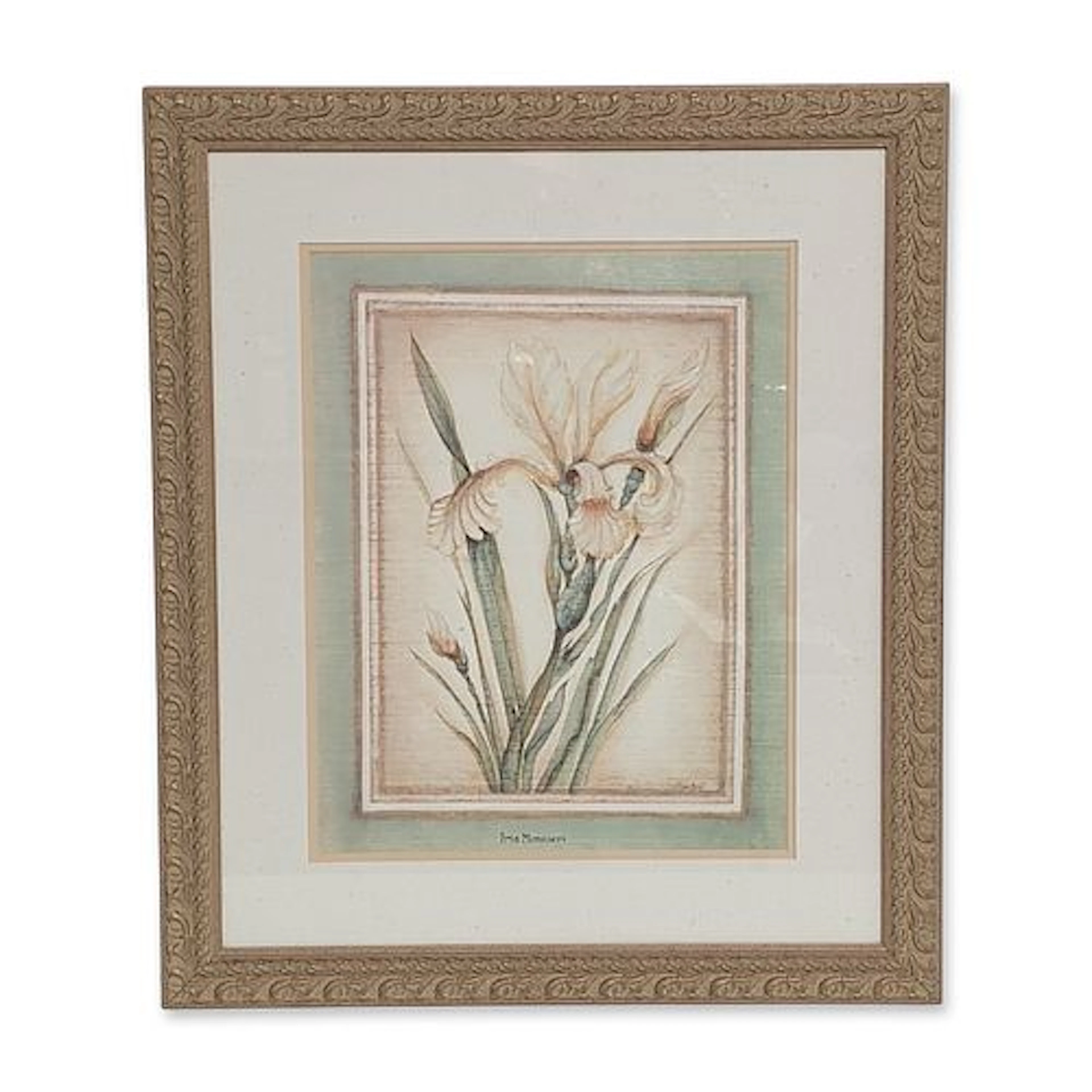 Colleen Bery for The Bombay Co., Print on Paper, Iris Monnieri Framed