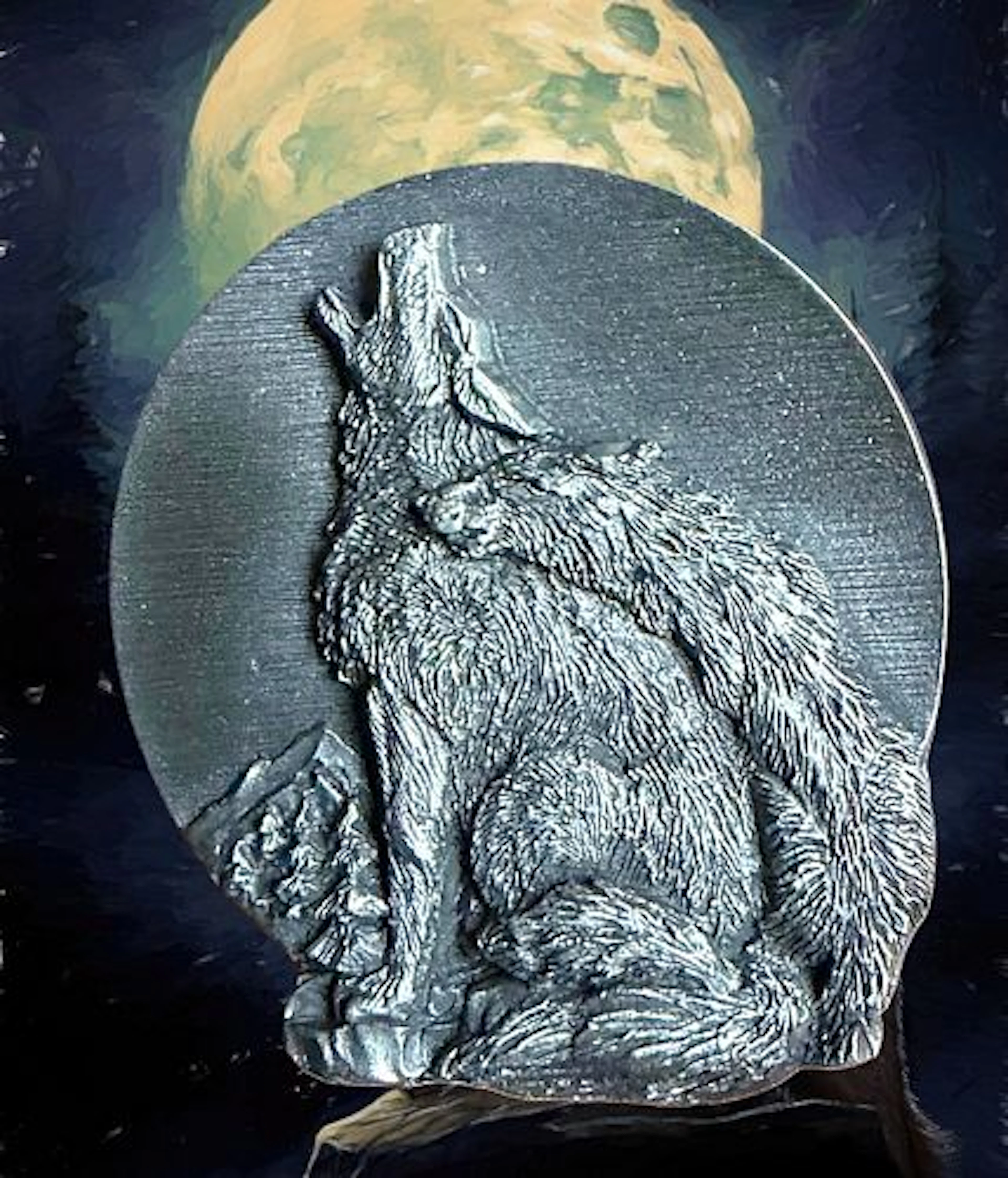 A DIVISION THREE PICTORIAL PEWTER BUTTON