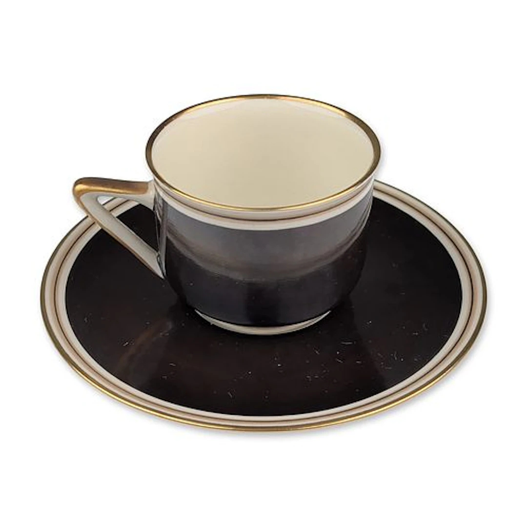 2pc Royal Sphinx Maastricht Holland America Line (NASM) Demitasse