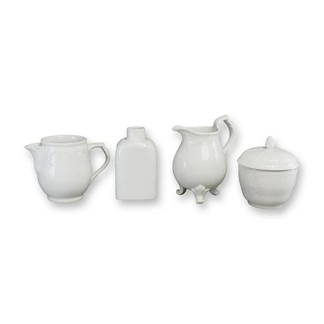 4pc KPM Berlin Porcelain Serving Set, 19th Century