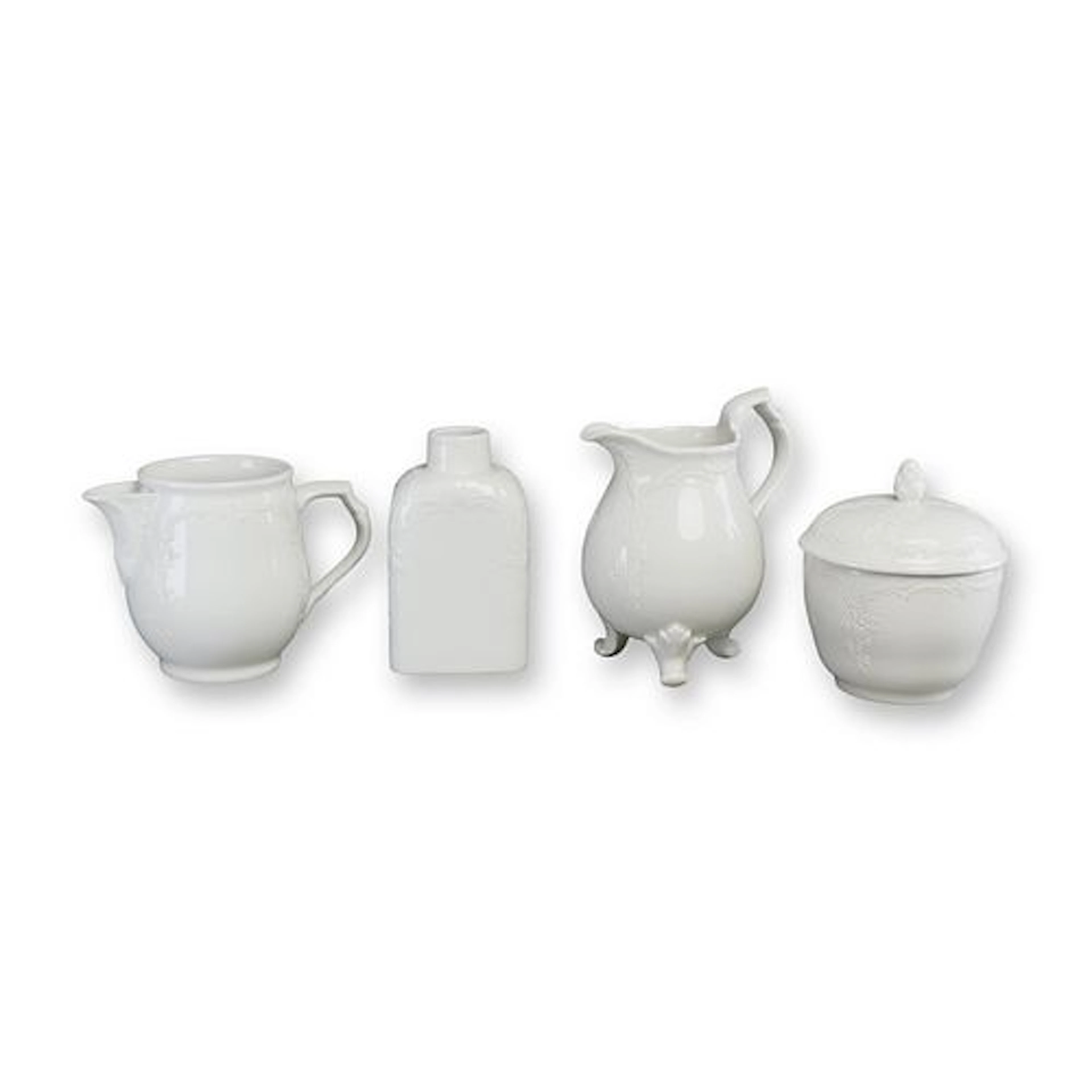 4pc KPM Berlin Porcelain Serving Set, 19th Century
