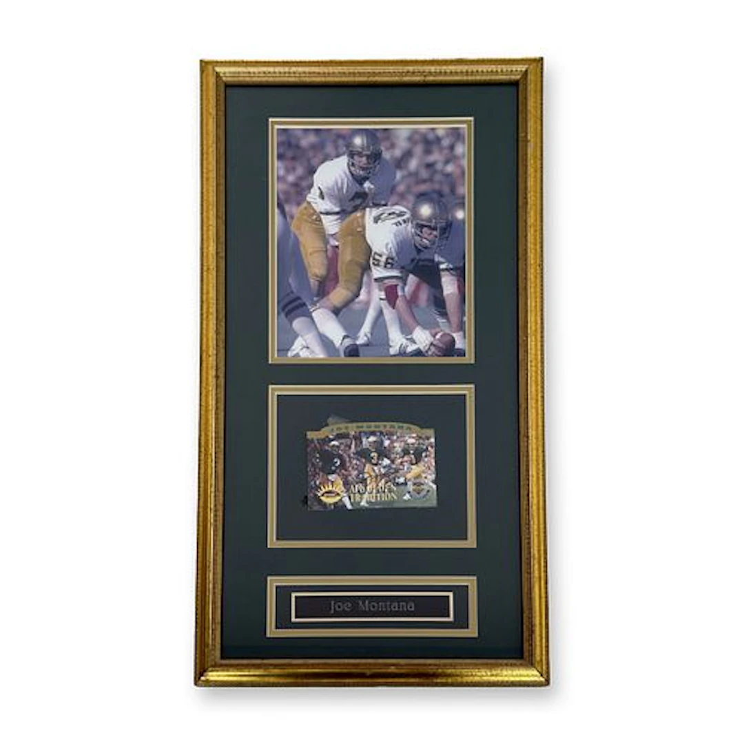 Joe Montana Framed Memorabilia