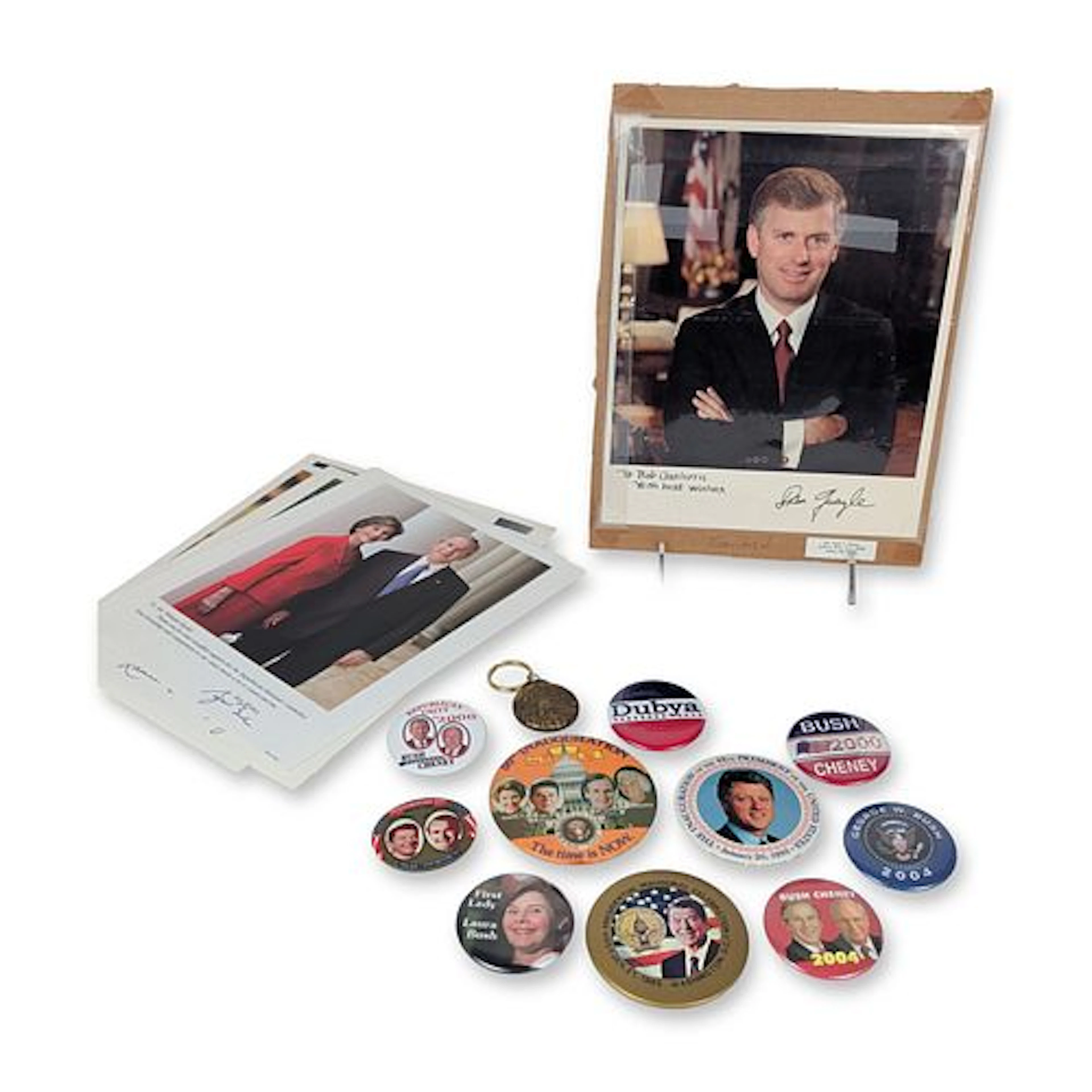 18pc Collection of Republican Presidential Campaign Ephemera and Buttons