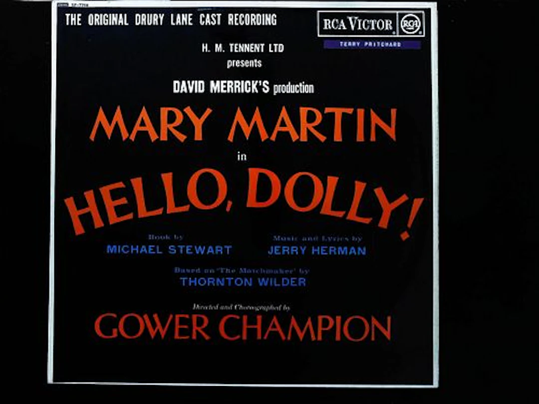 Mary Martin The Original Drury Lane Cast Recording Hello Dolly LP Record
