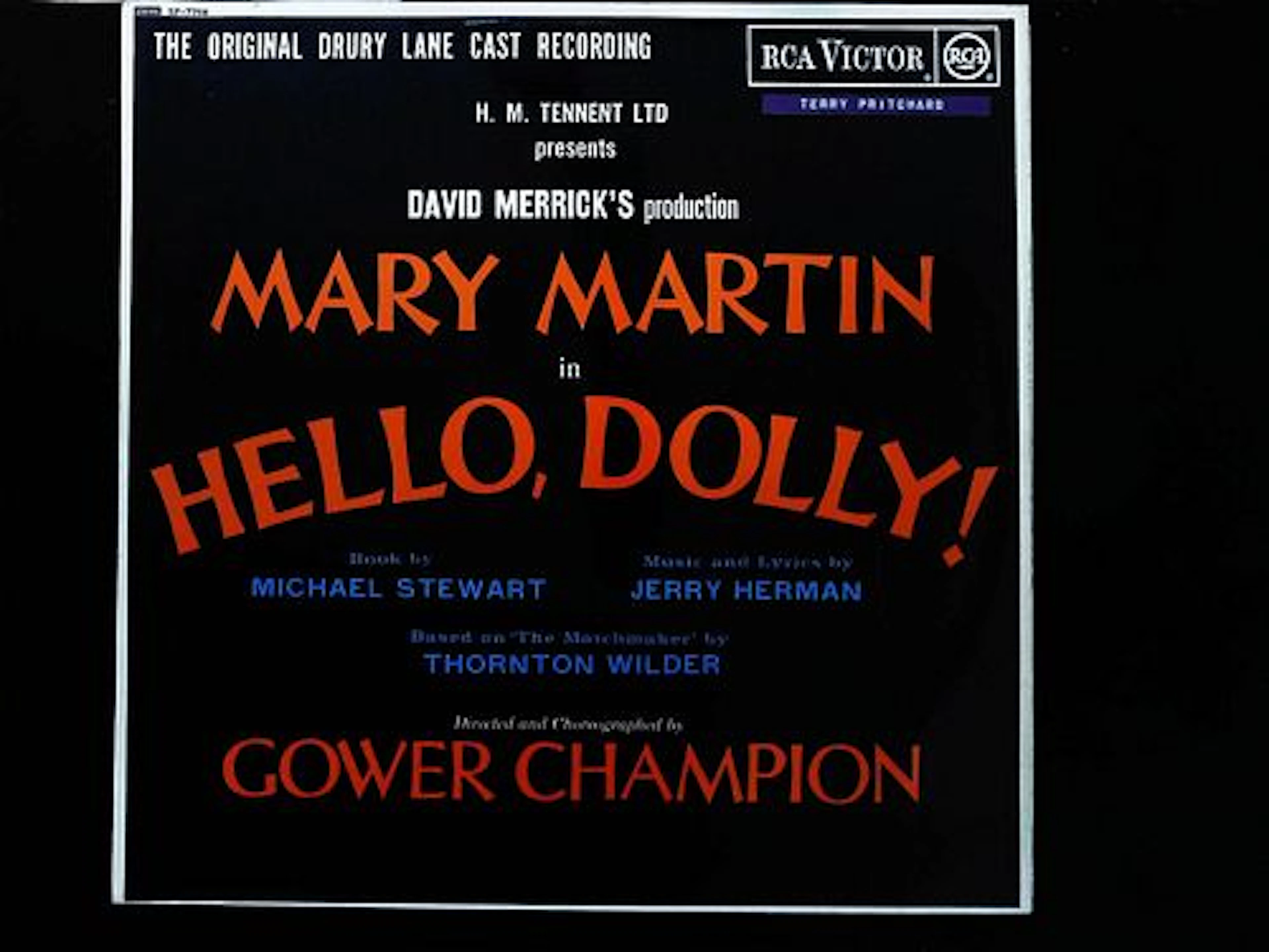 Mary Martin The Original Drury Lane Cast Recording Hello Dolly LP Record
