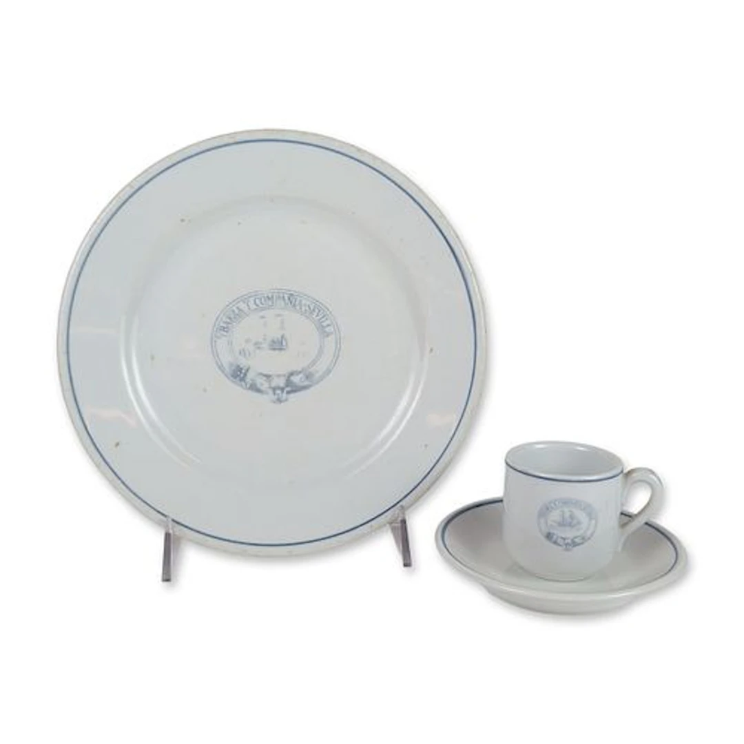 3pc Grifescol SA Spanish Porcelain Ybarra Line Tableware