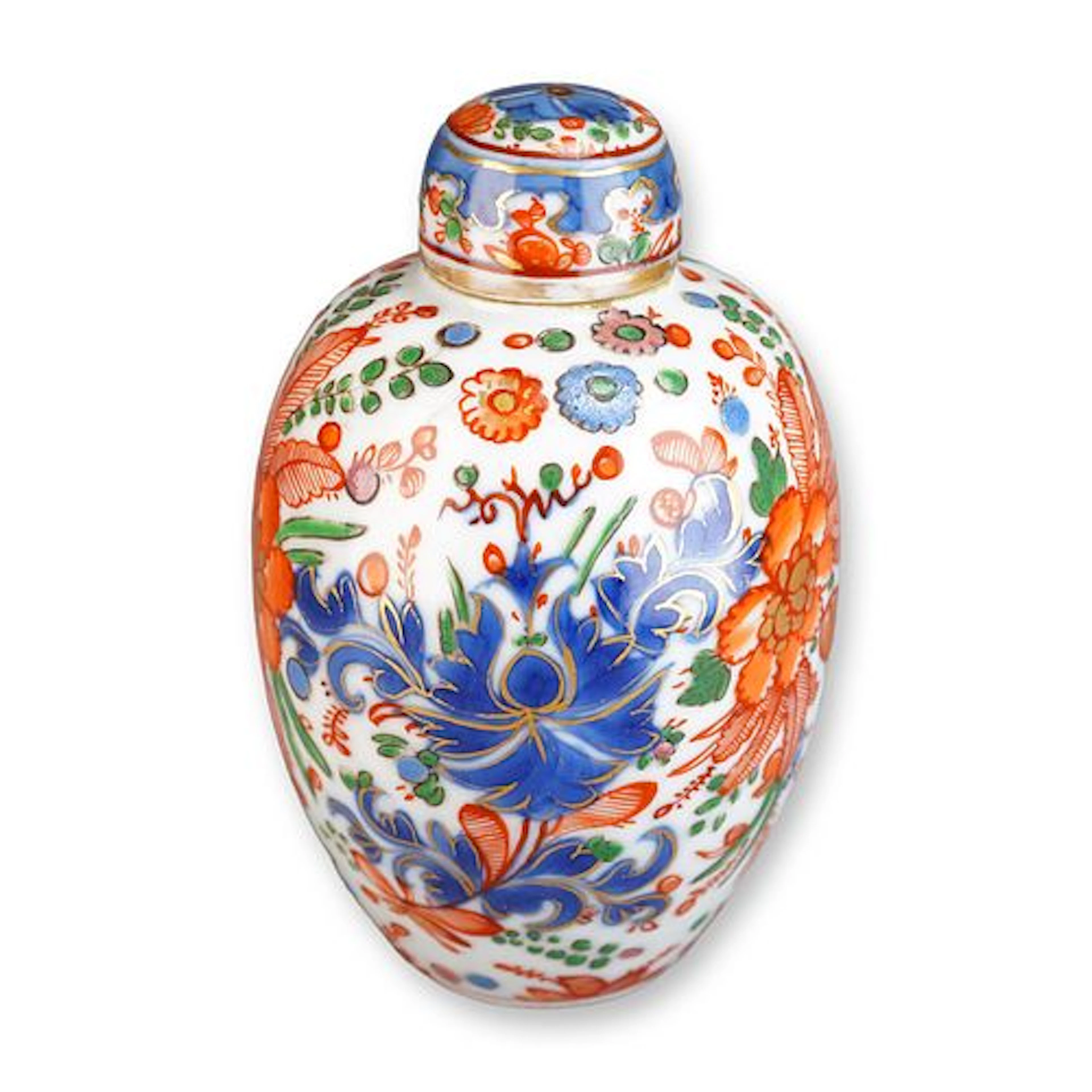 Imari Porcelain Covered Tea Jar