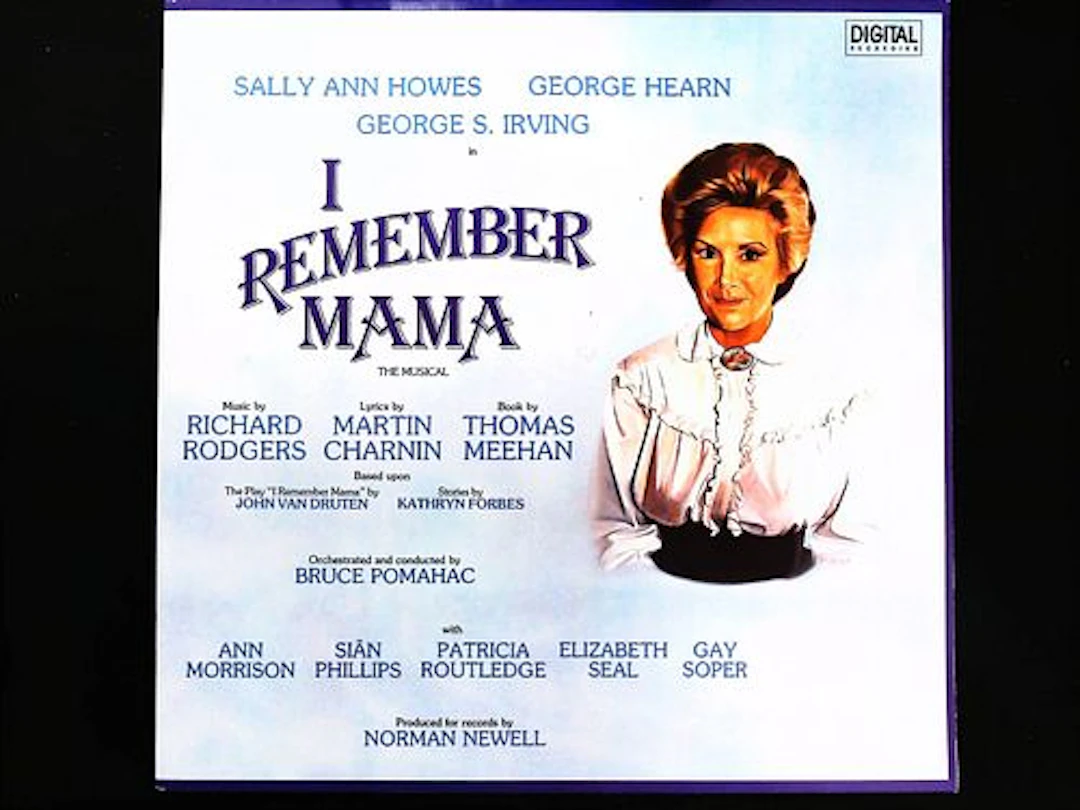 I Remember Mama World Premiere Cast Recording LP Record
