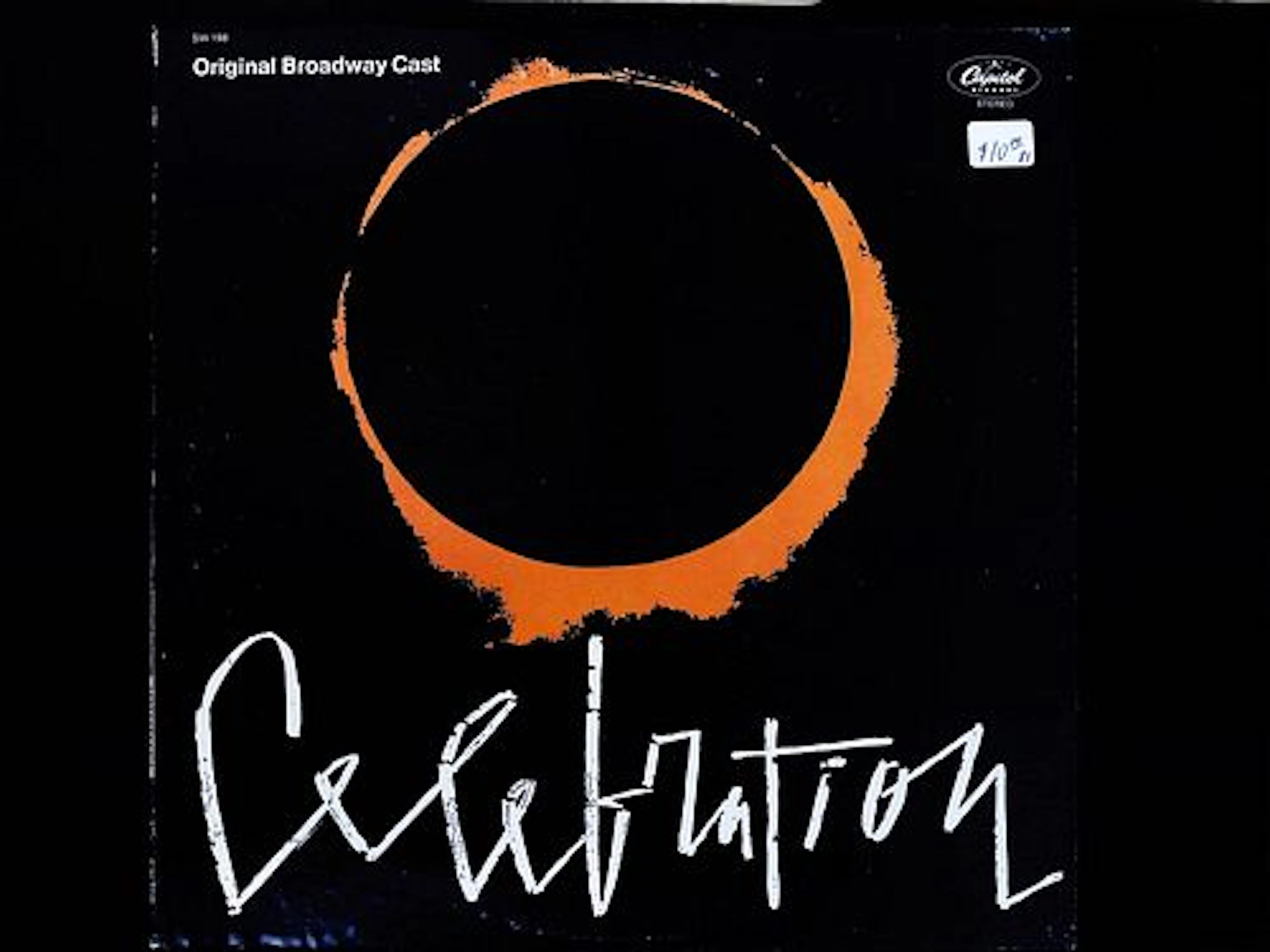 Celebration Original Broadway Cast Recording Vinyl LP Capitol Records SW-198