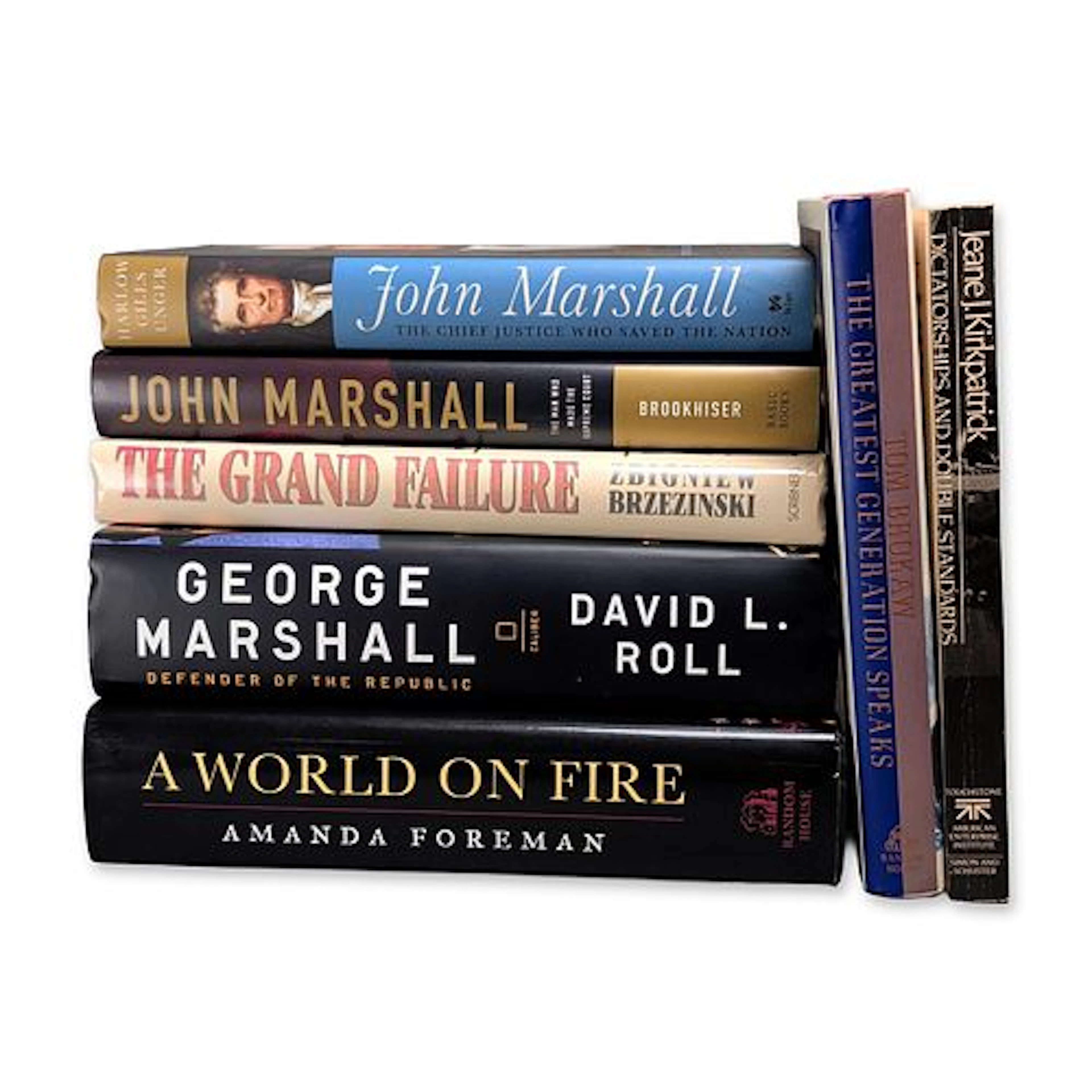 A Collection of American History and Political Science Volumes (DJ)