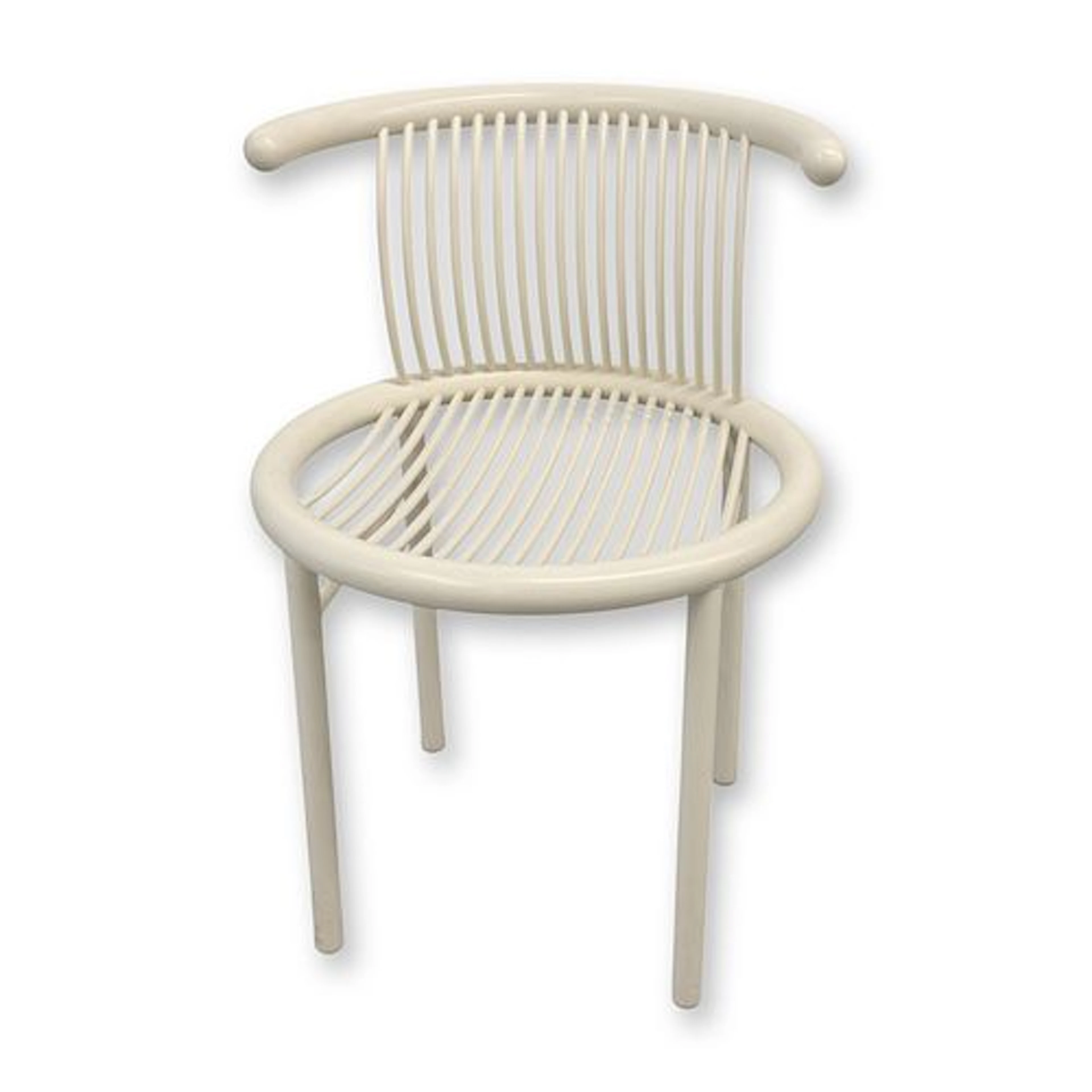 Lubke Mid-Century Modern Painted Wood Spindle Chair
