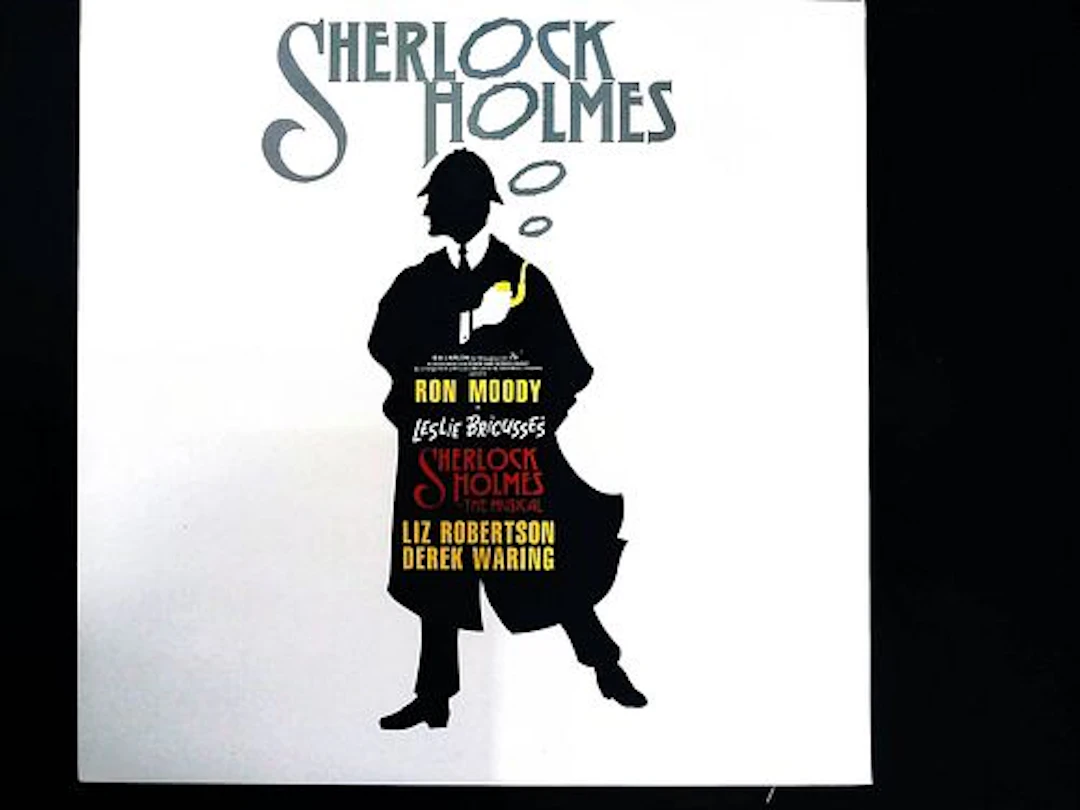 Sherlock Holmes The Musical Original London Cast Recording 1989 LP Ron Moody