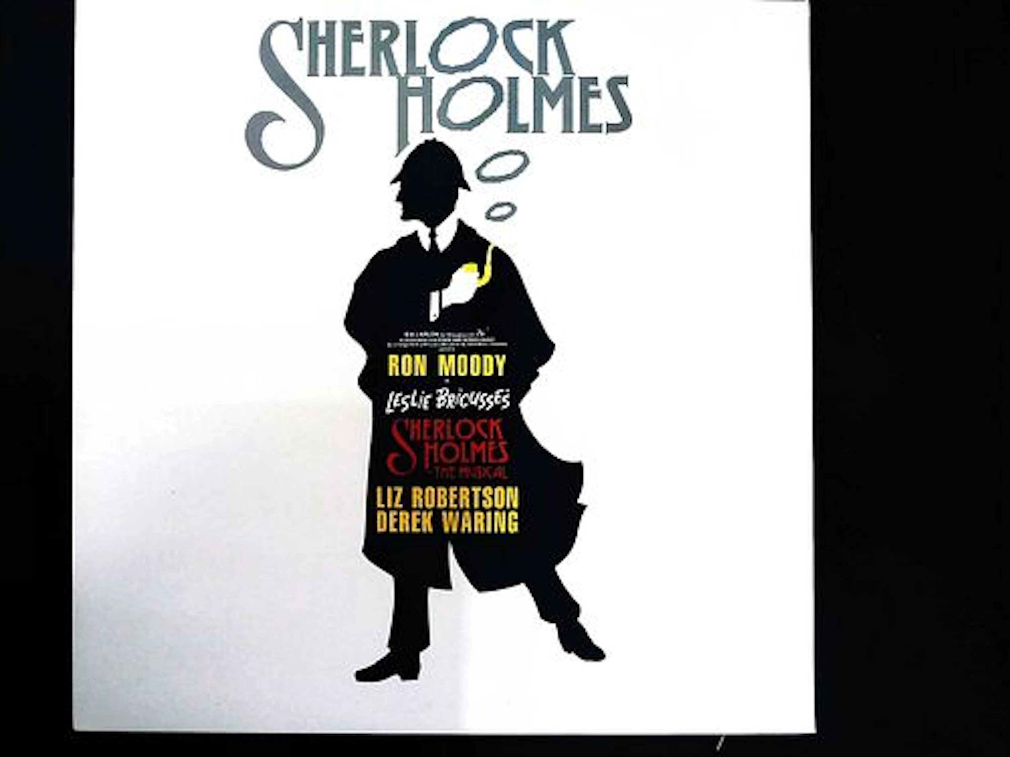 Sherlock Holmes The Musical Original London Cast Recording 1989 LP Ron Moody