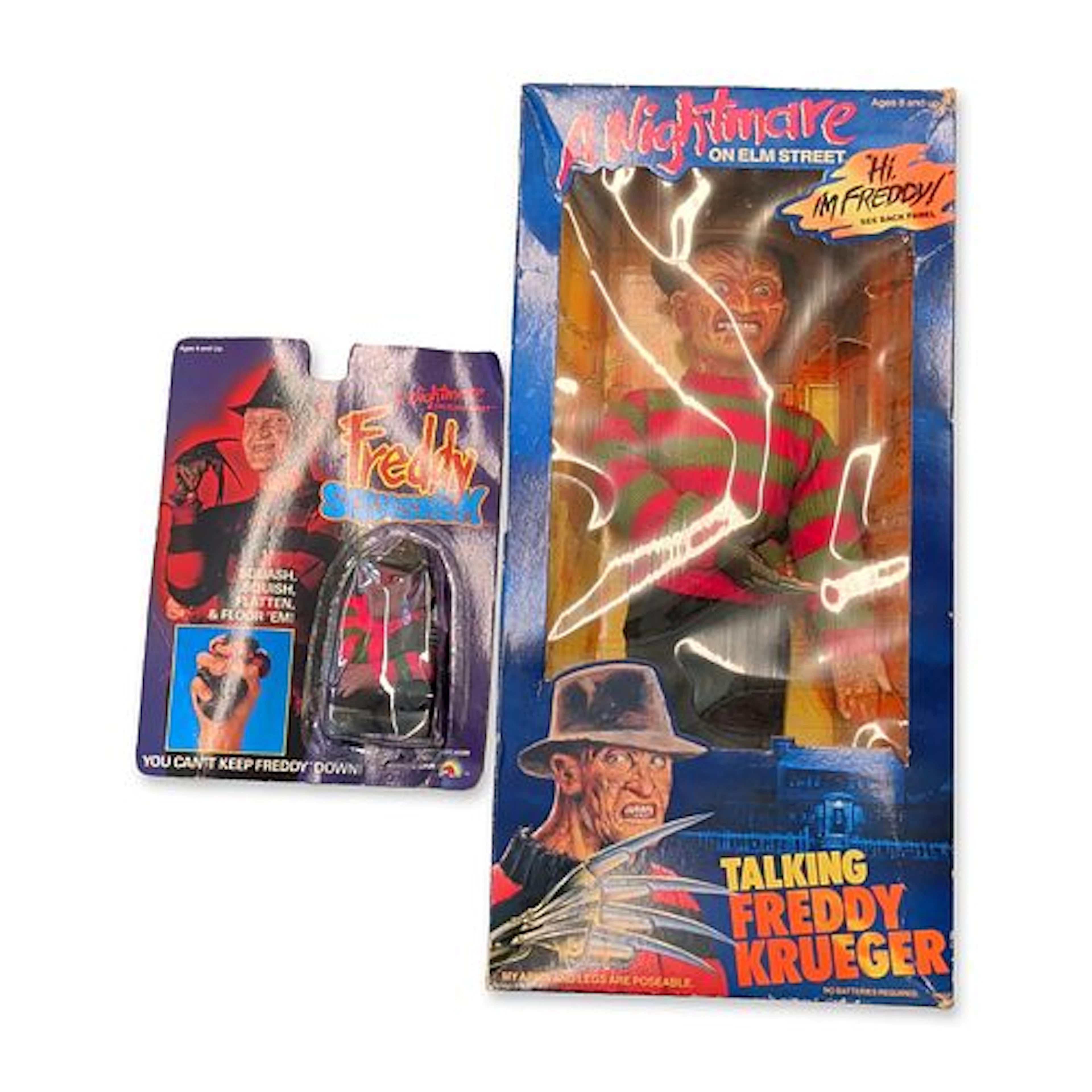 2pc Vintage Freddy Krueger Nightmare on Elm Street Figures