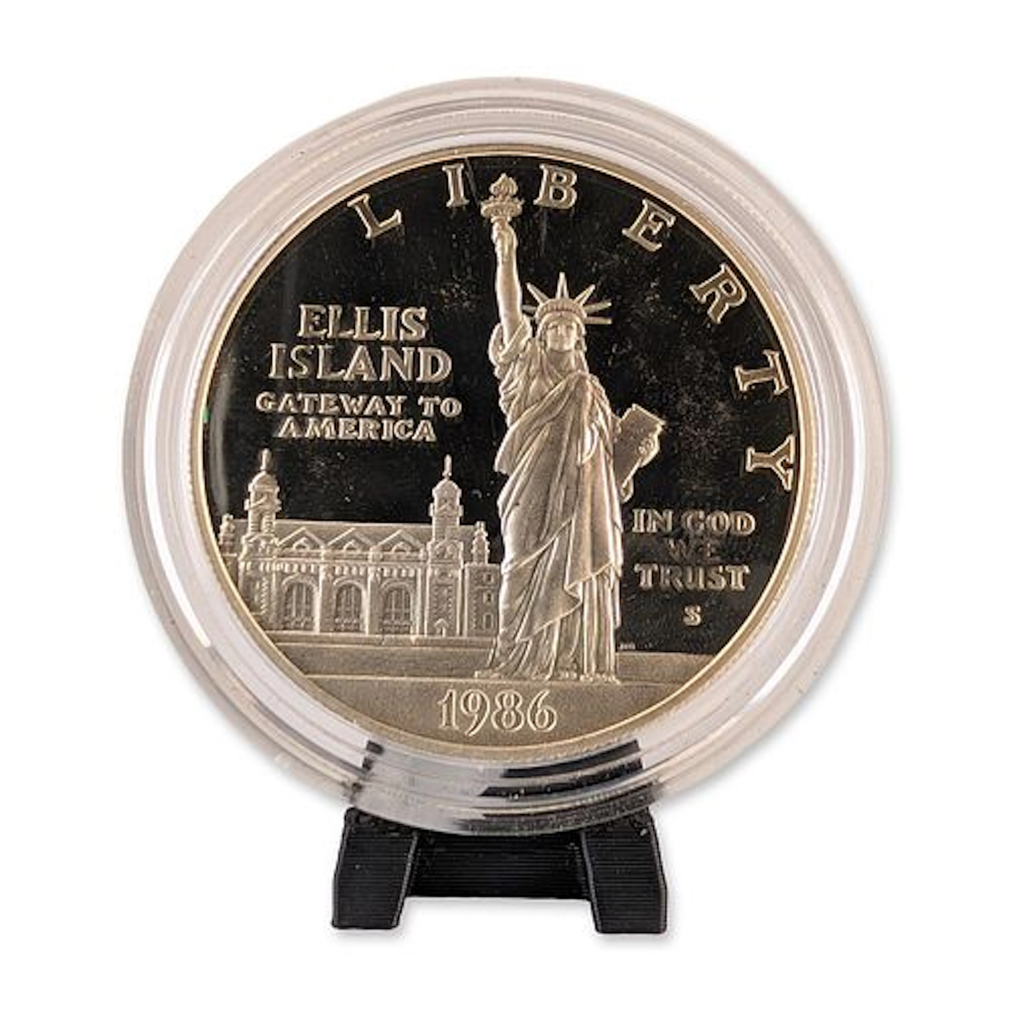 1986-S US Liberty Centennial Silver One Dollar Proof