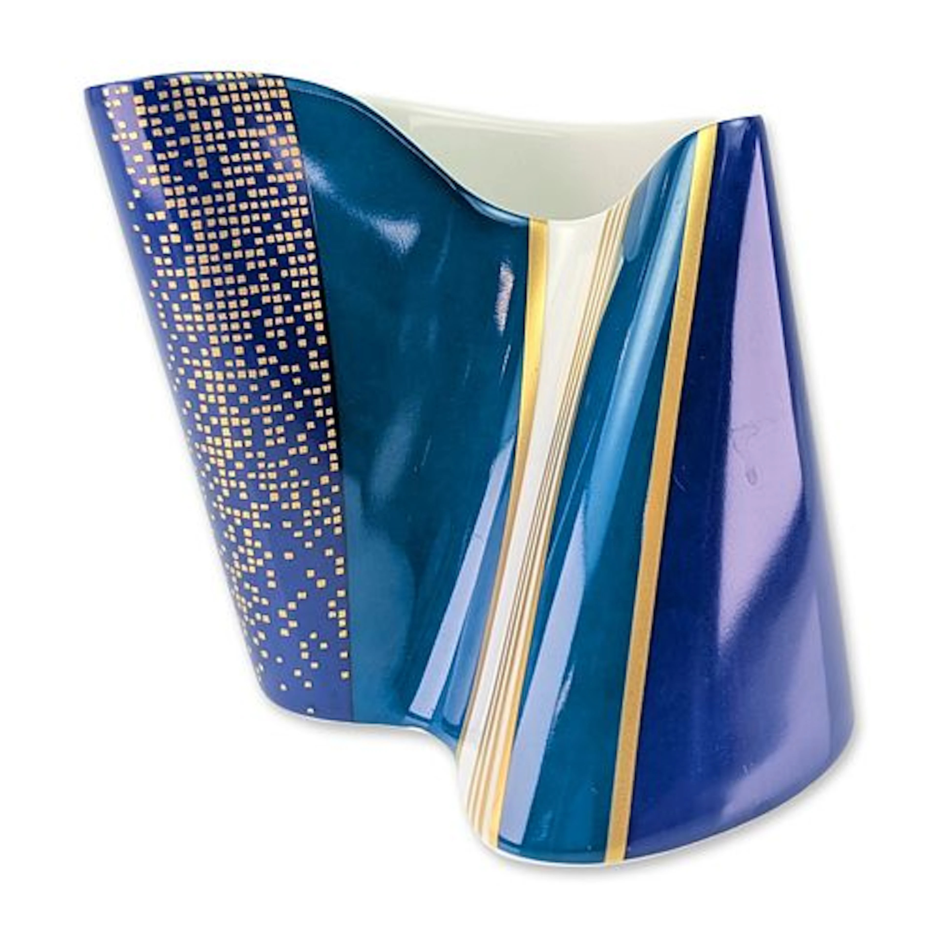 Rosenthal Barbara Brenner Blue Spirit Porcelain Vase
