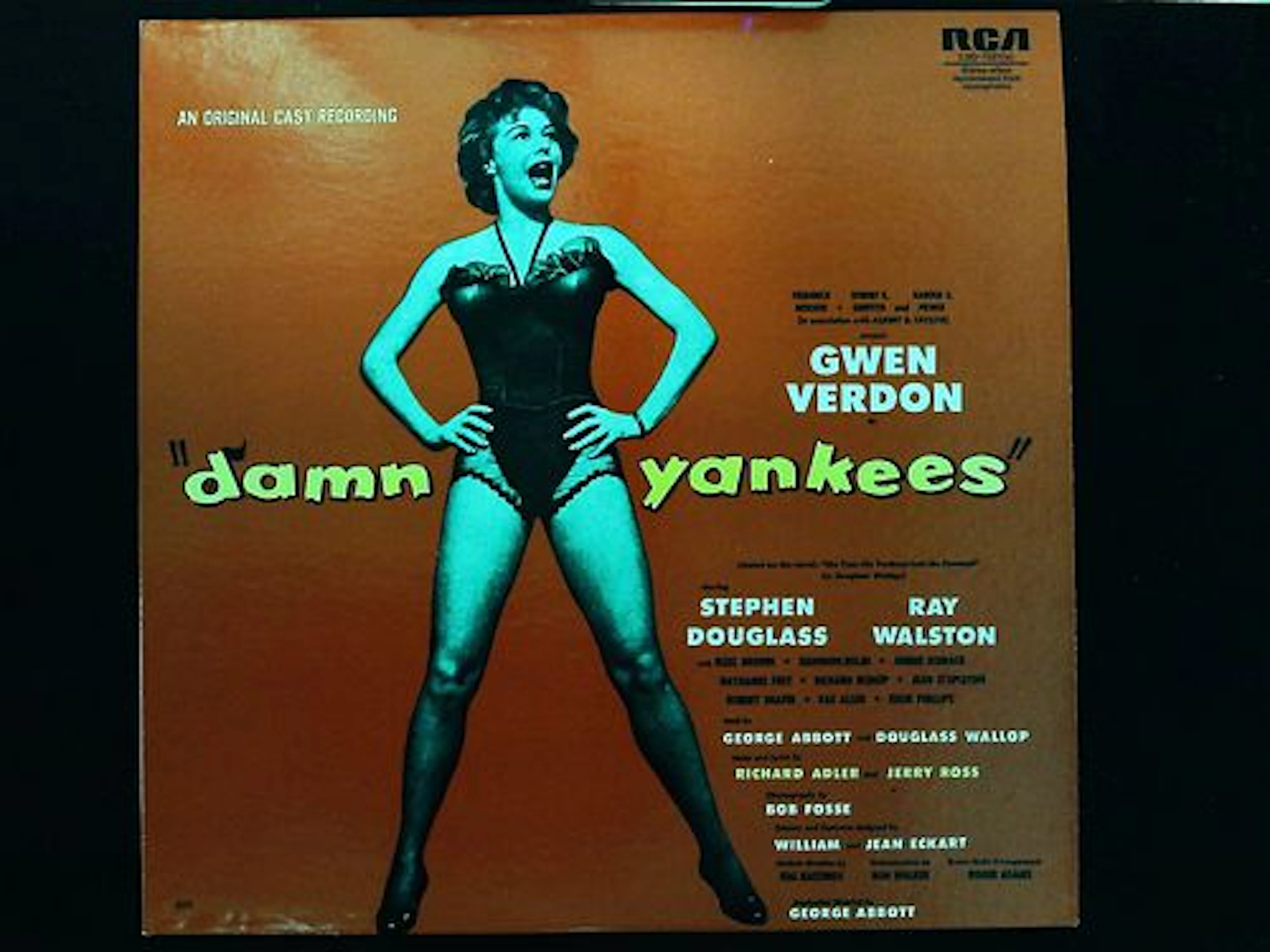 Damn Yankees Original Broadway Cast Recording RCA Victor LSO-1021(e) Vinyl LP